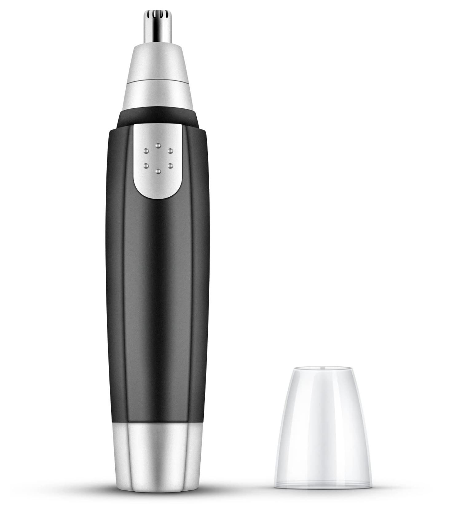 Painless Ear & Nose Hair Trimmer | Electric Hair Shaver for Men & Women | Portable Battery-Operated Facial Hair Clippers - Buy Online on GoSupps.com