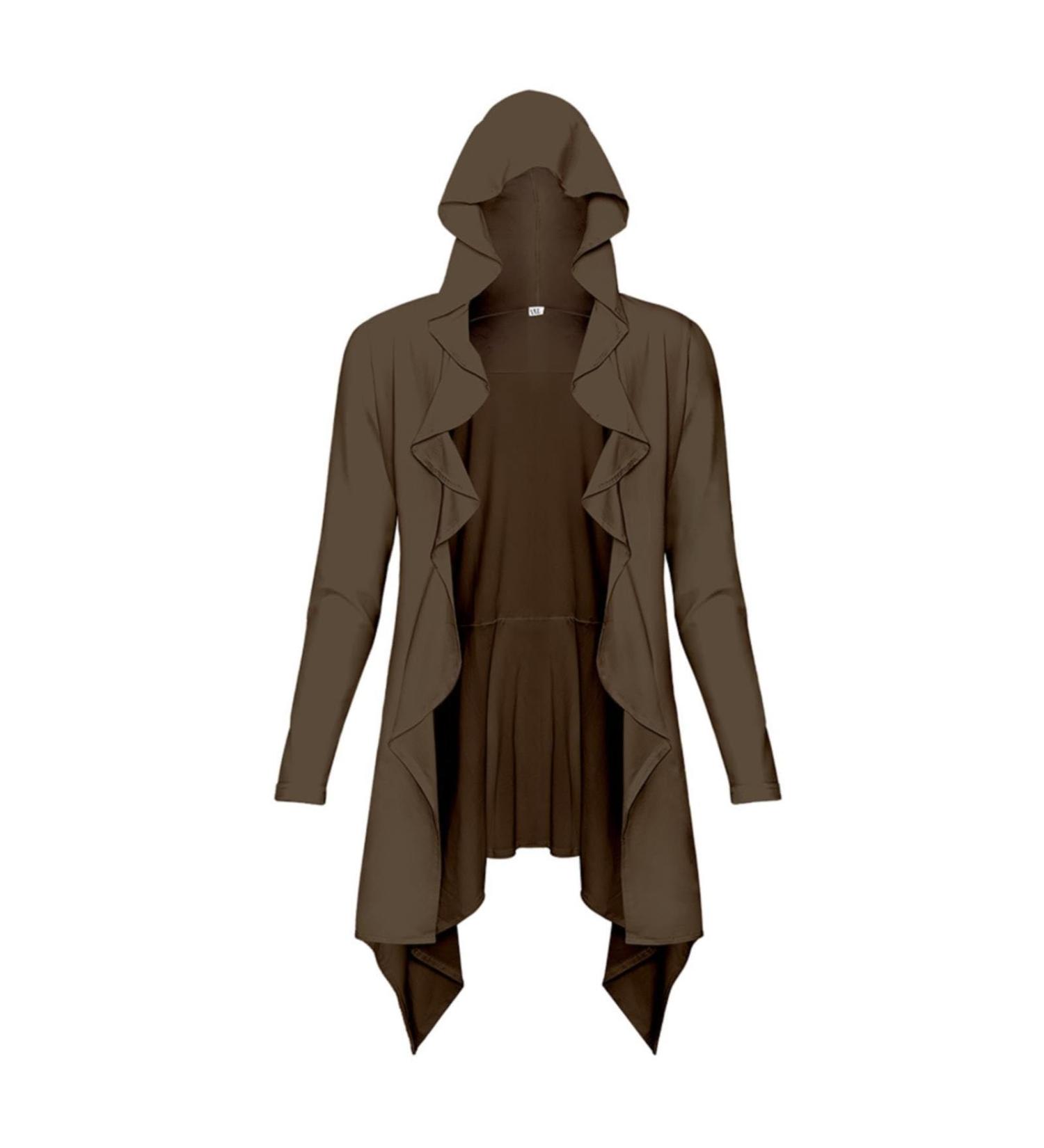 Halloween Costumes Vintage Hooded Jacket Cardigan Pleated Shawl Role Play Women's Cardigan Tie Band A Small - Buy Online on GoSupps.com