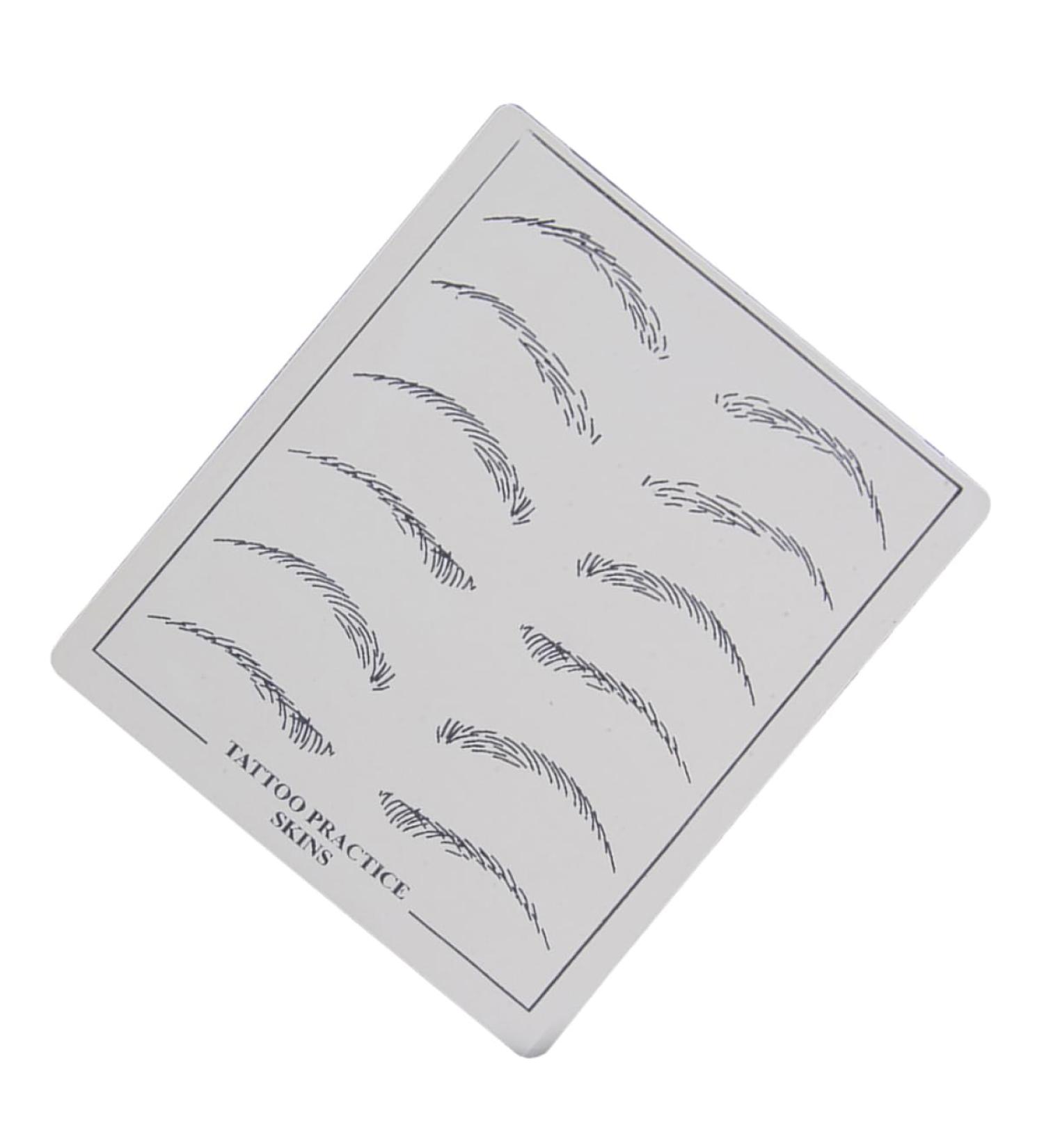 Angoily 6 Pcs Eyebrow Practice Skin Eyebrow Microblading Eye Brow Practice Skin Eyebrow Training Skin Set - Buy Online on GoSupps.com