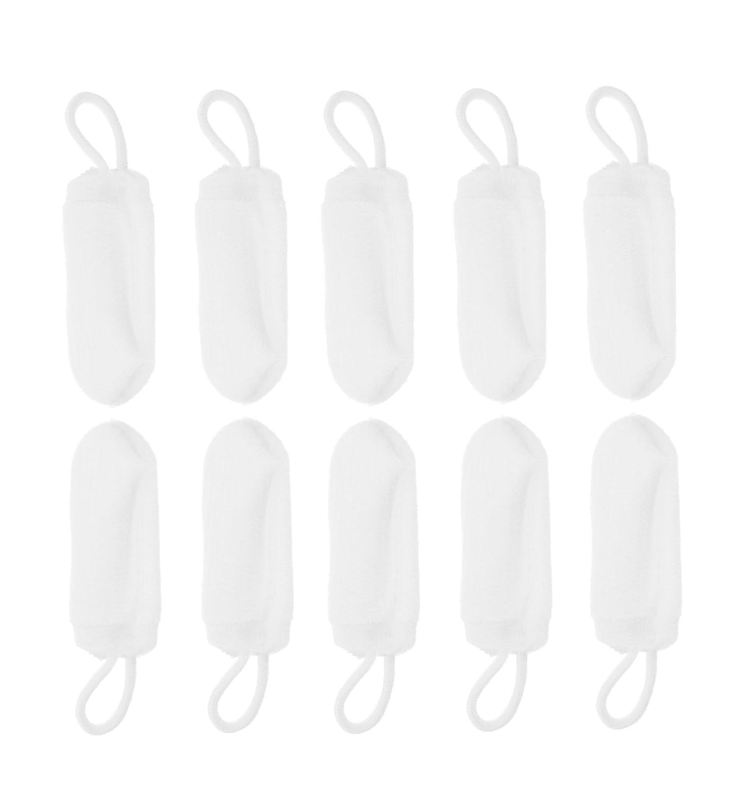 BESPORTBLE 10pcs Pet Cleaning Finger Cots Cat Dental Brush Puppy Teeth Cleaning Brush Dog Kit Nylon White - Buy Online on GoSupps.com