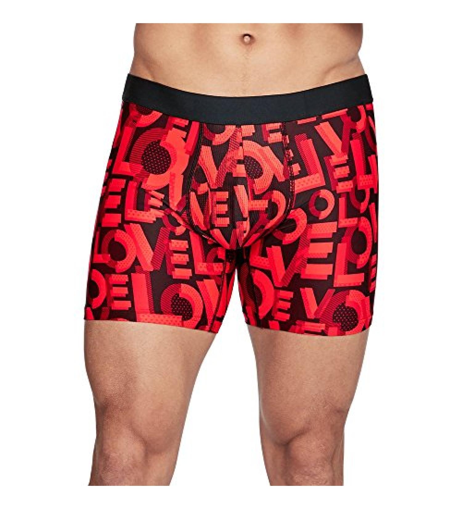 Under Armour Men's Original Series Printed Boxerjock Rocket Red (984)/Red Small