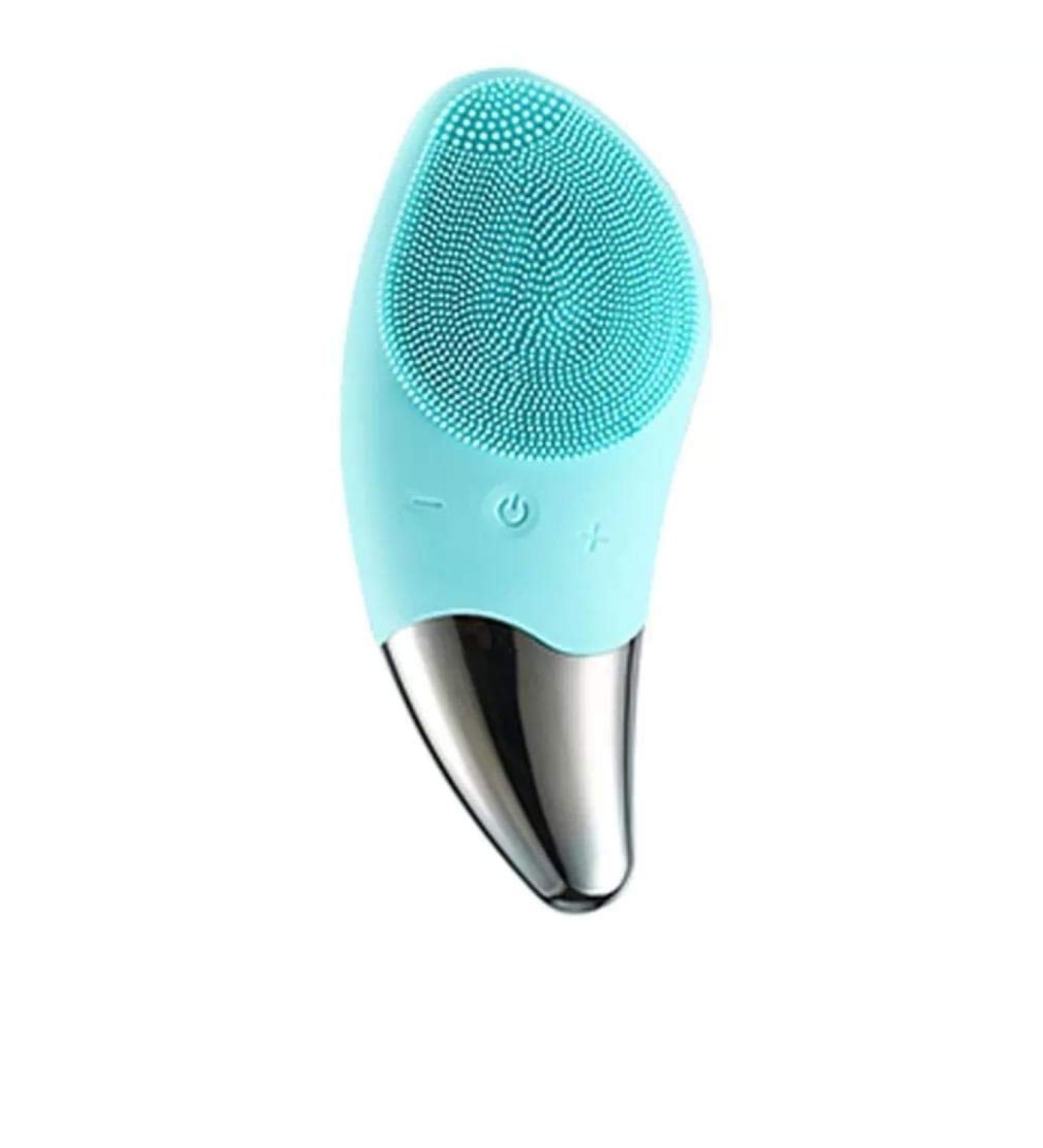 Silicone Electric Facial Brush (Green)
