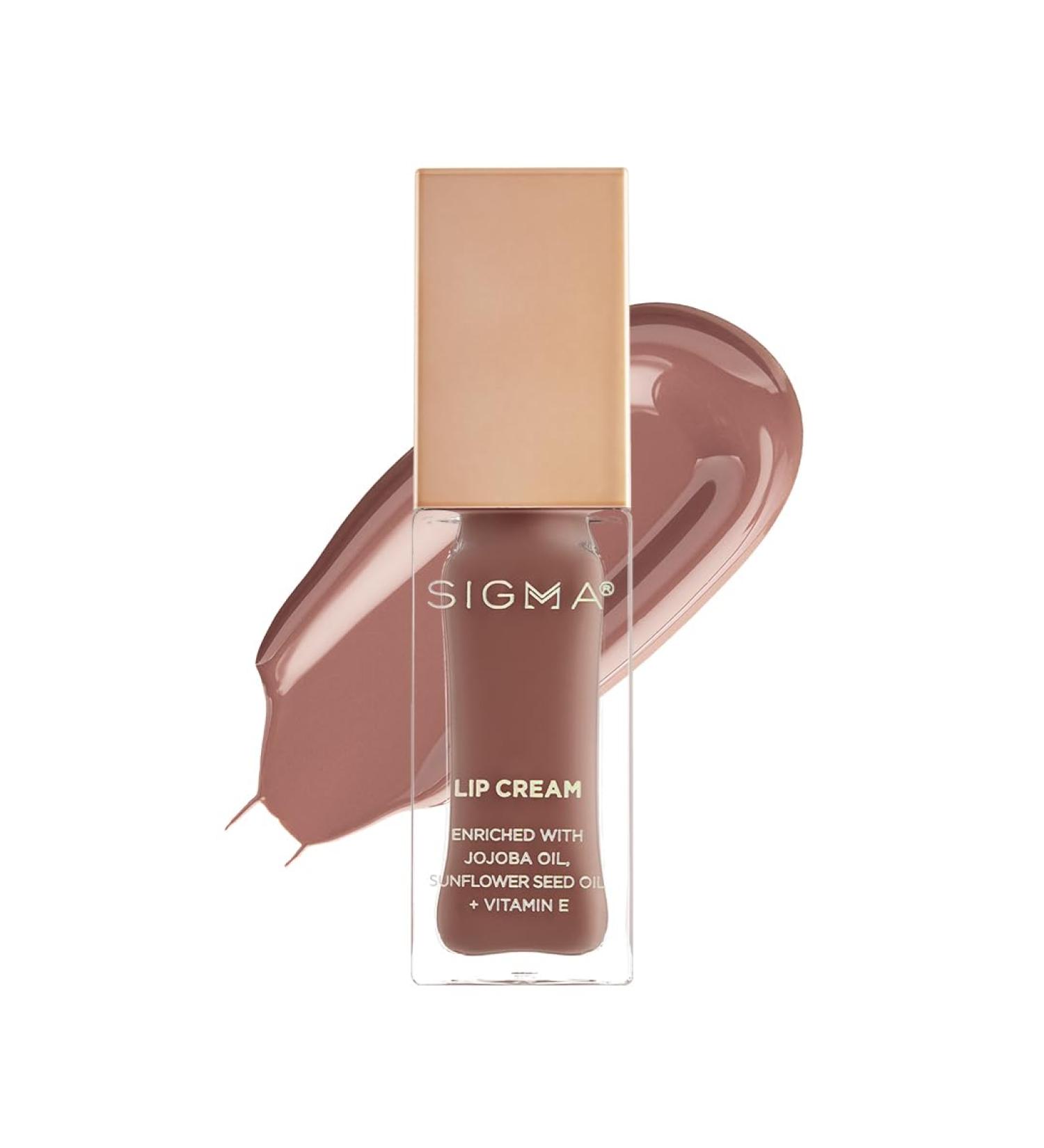 Sigma Beauty Lip Cream Ultra-Hydrating Liquid Lipstick Long-Lasting & Non-Sticky Creamy Finish in Begonia International Shipping Available - Buy Online on GoSupps.com
