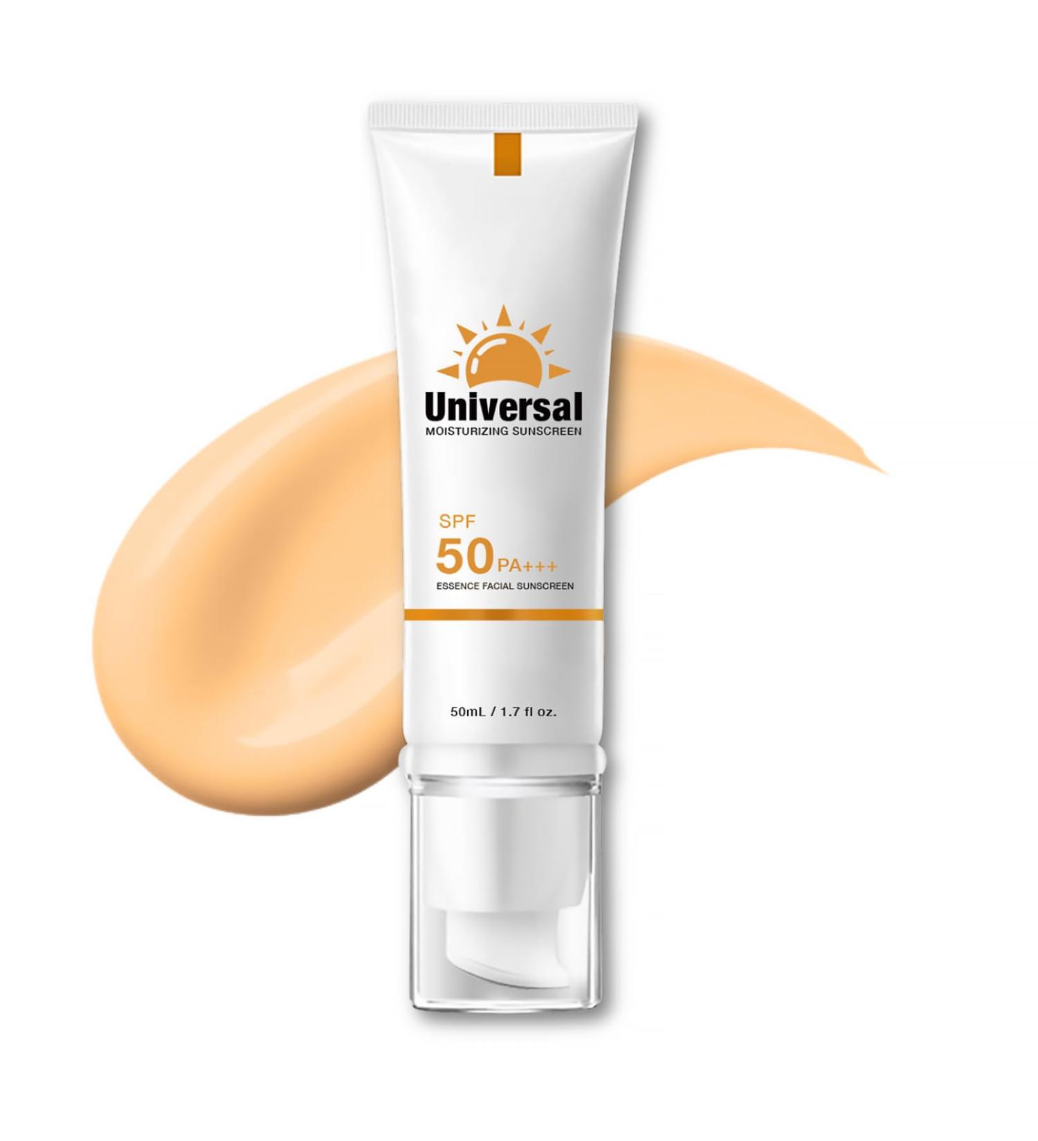 Sunscreen SPF 50+ Face Sun Cream SPF 50 PA+++ Moisturizing Face Sunscreen Suncream Factor 50 for Face Waterproof Sun Cream Against Sunburn Ultra Light UVA & UVB Protetion Non-Greasy - Buy Online on GoSupps.com