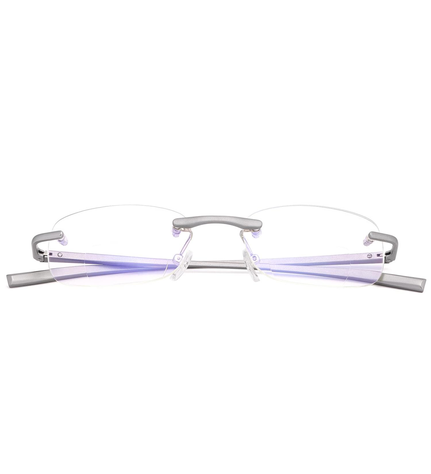 Randlos Bifocal Reading Glasses - Blue Light Blocking Vintage Design for Men & Women 1.50x Magnification Spring Hinges Titanium Alloy - Perfect for Near & Far Presbyopia - Buy Online on GoSupps.com