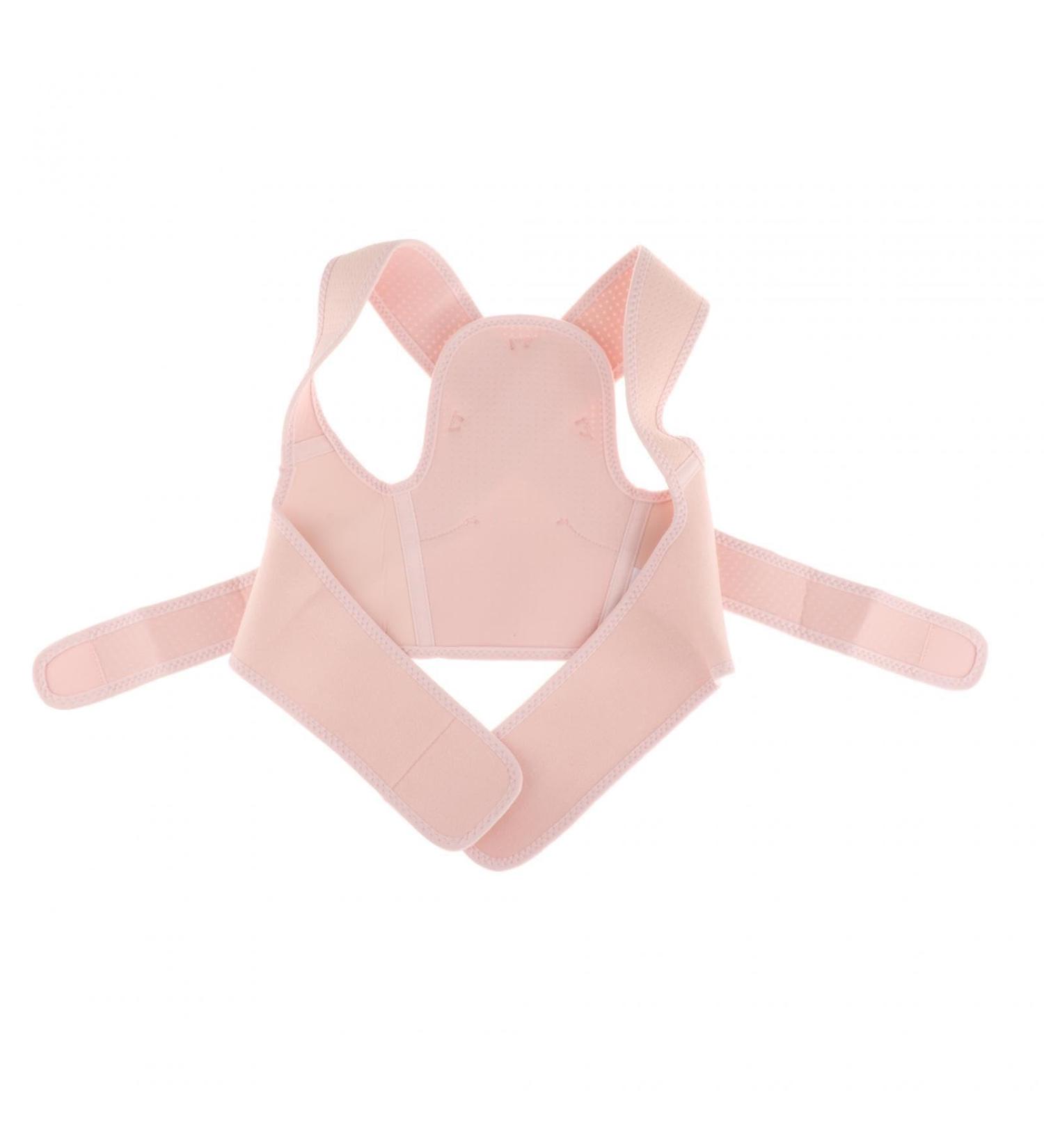 harayaa Posture Correct Back Brace Correction Ergonomics Design Comfortable Trainer for Men and Women for Back Hunchback Neck Pink XS S - Buy Online on GoSupps.com