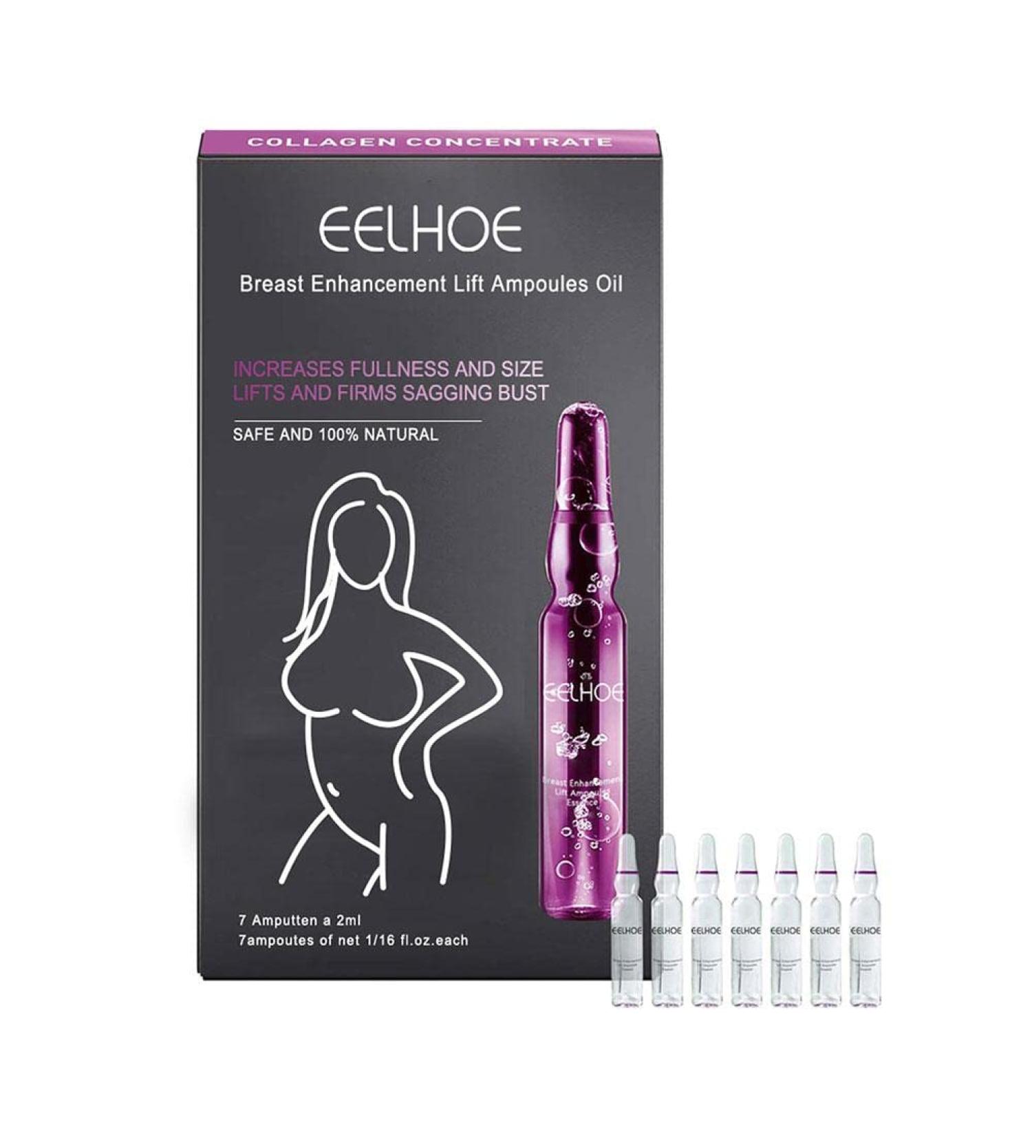 7-Piece Breast Lift Ampoule Oil - Essential Massage Care for Natural Enlargement | Violet 1 PCC - Buy Online on GoSupps.com