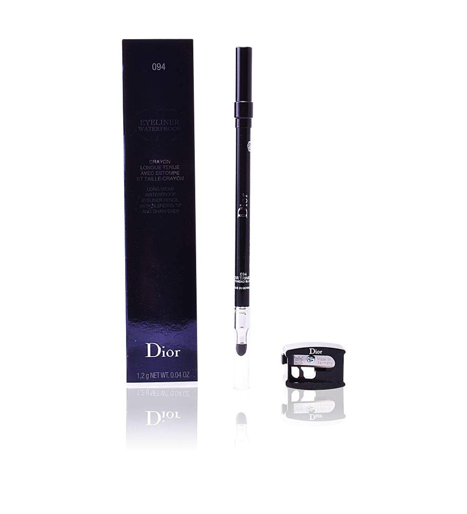 Christian Dior Waterproof Eyeliner Pencil - Trinidad Black No.094 | Long-Wear Formula with Blending Tip and Sharpener | 0.04 oz - Buy Online on GoSupps.com
