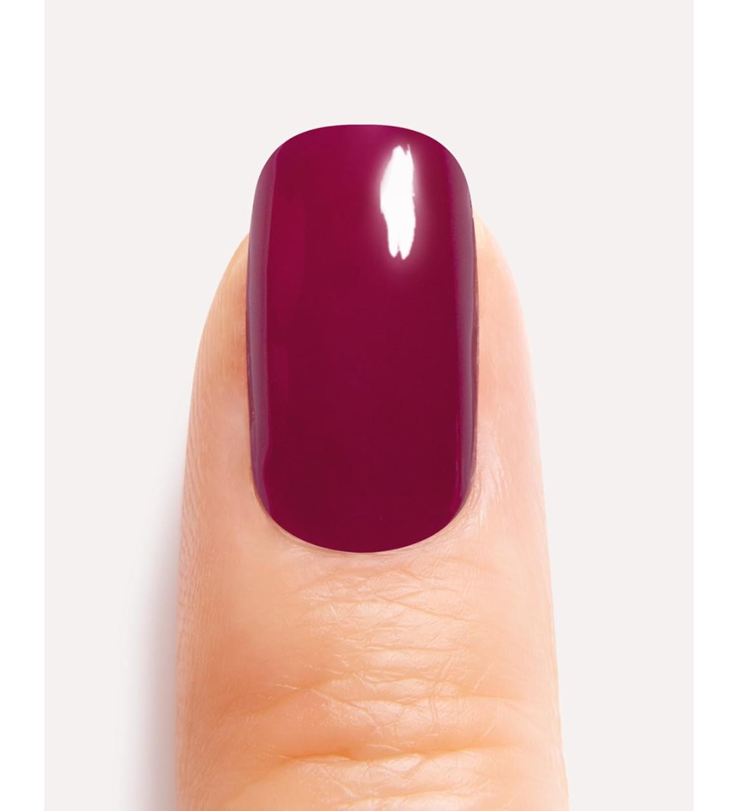 Maniko UV gel strips - self -adhesive nail film for up to 2 applications - vegan & long -lasting - manicure for natural nails (20 UV gel strips) (Bordeaux)