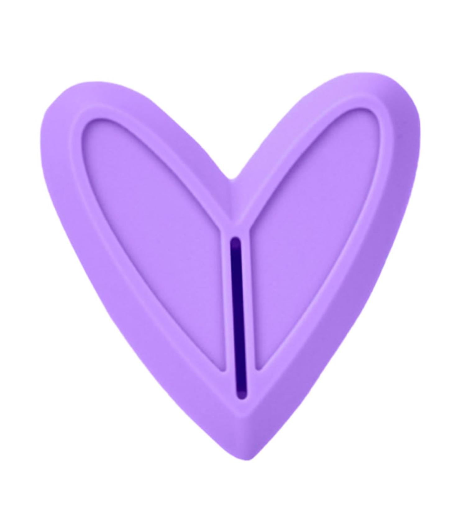 FRCOLOR Rasoir Intime Pour Femme Tondeuse Bikini Plastique Et Silicone Forme C ur Outil De Rasage Cheveux 5.5*5.2*0.5cm Image 1 - Buy Online on GoSupps.com