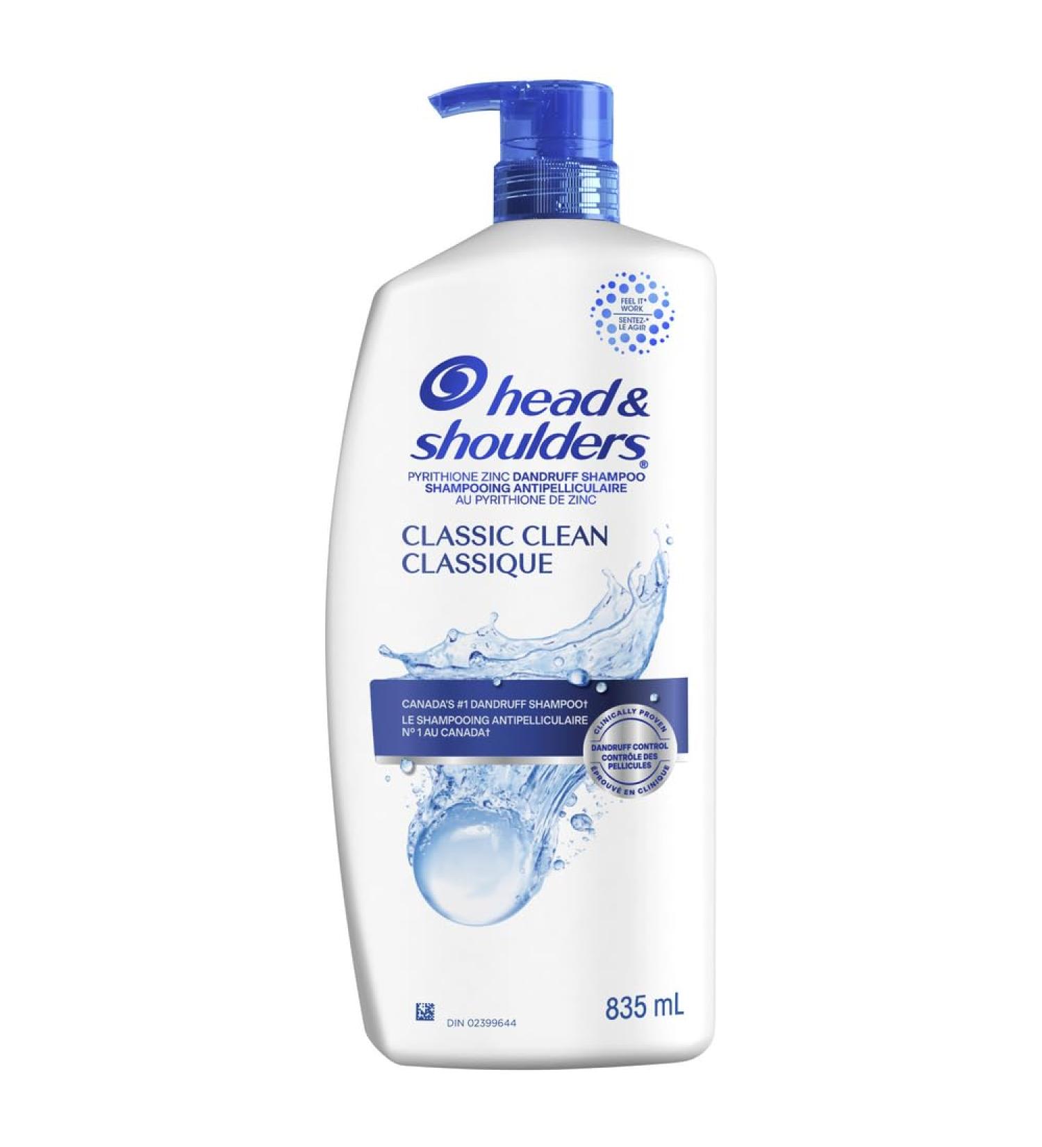 Head & Shoulders Classic Clean Shampoo 835ML White and Blue 1 835 ml (Pack of 1) - Buy Online on GoSupps.com