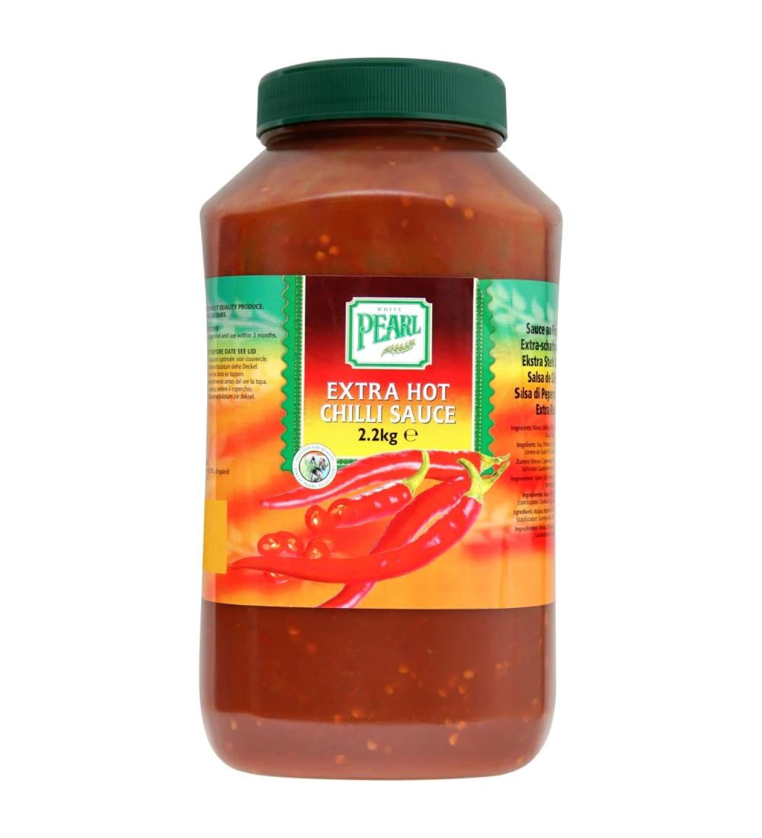 White Pearl Extra Hot Chilli Sauce 2.2kg-Food