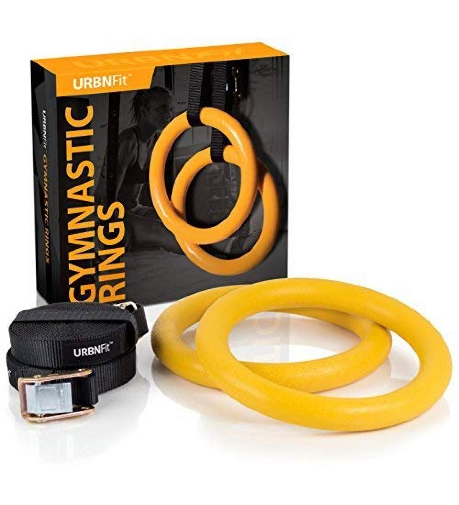 URBNFit Gymnastic Rings - Bodyweight Workout & Strength Training Rings for Crossfit - Buy Online on GoSupps.com