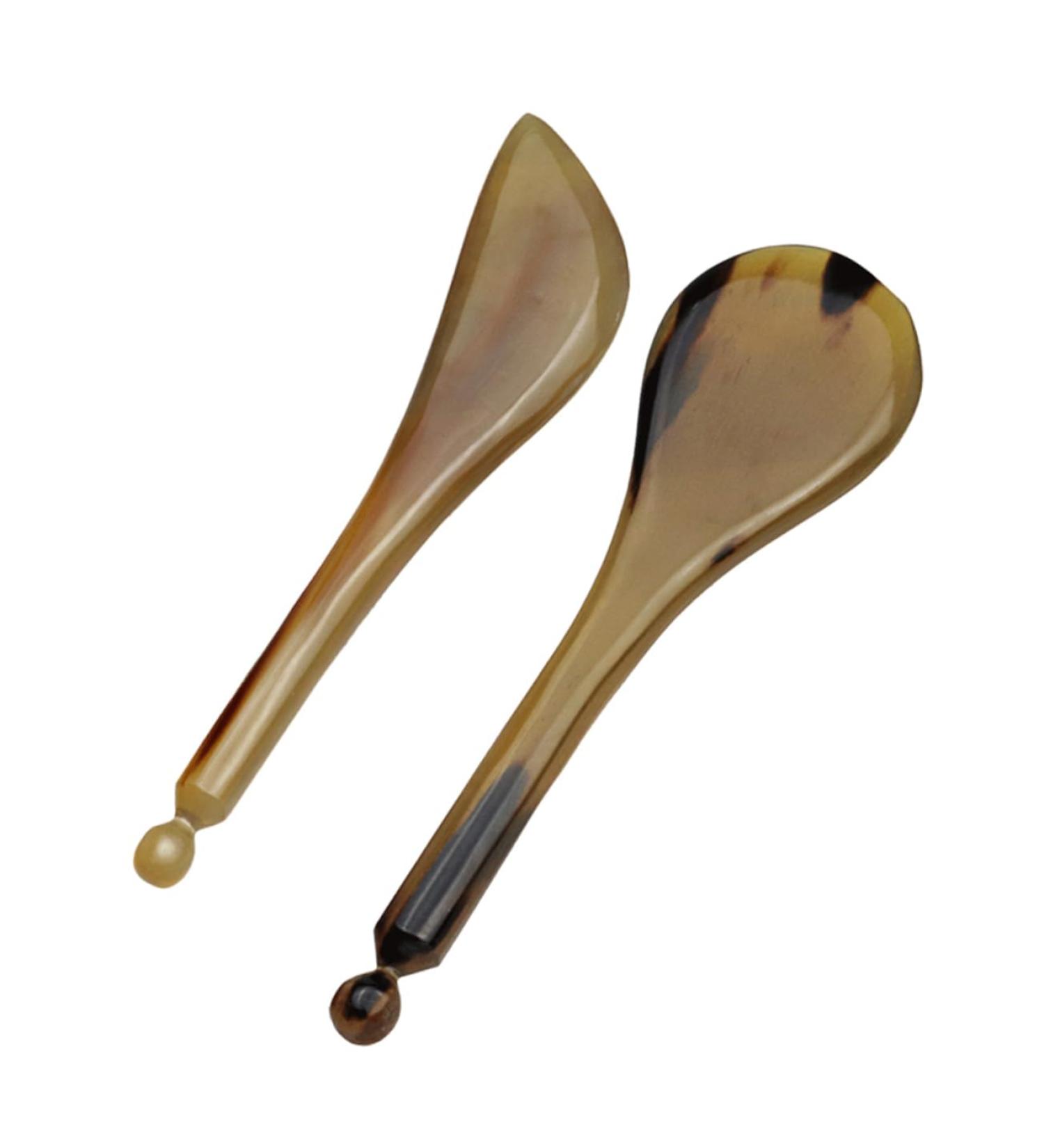 Lurrose 2-in-1 Tendon Beauty Rack & Skin Massage Device - Eye & Face Massage Tools - Yak Horn Scratching Board for Glowing Skin - Buy Online on GoSupps.com