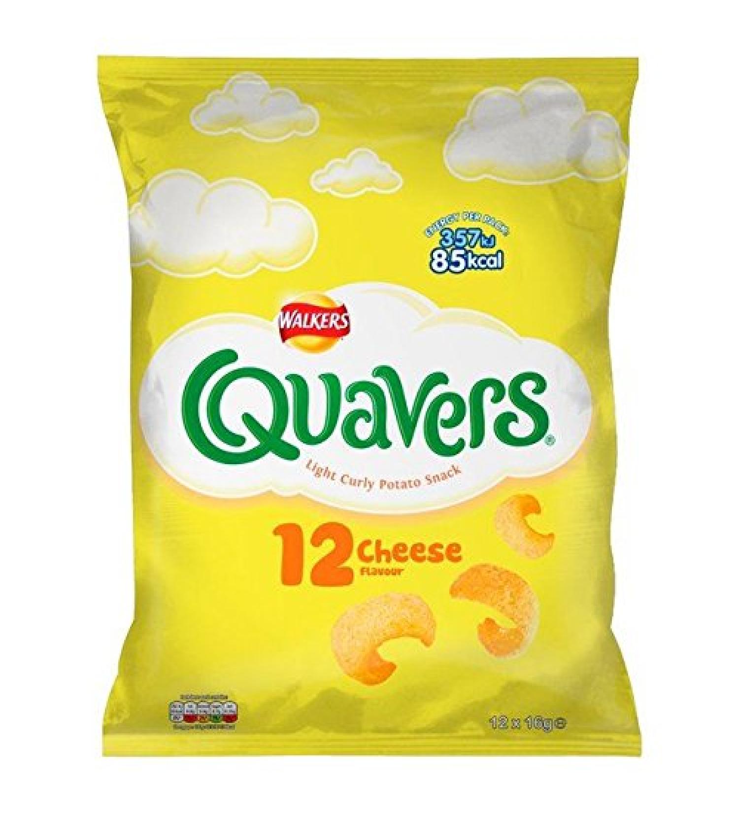Walkers Quavers Cheese 12 x 16g Cheese