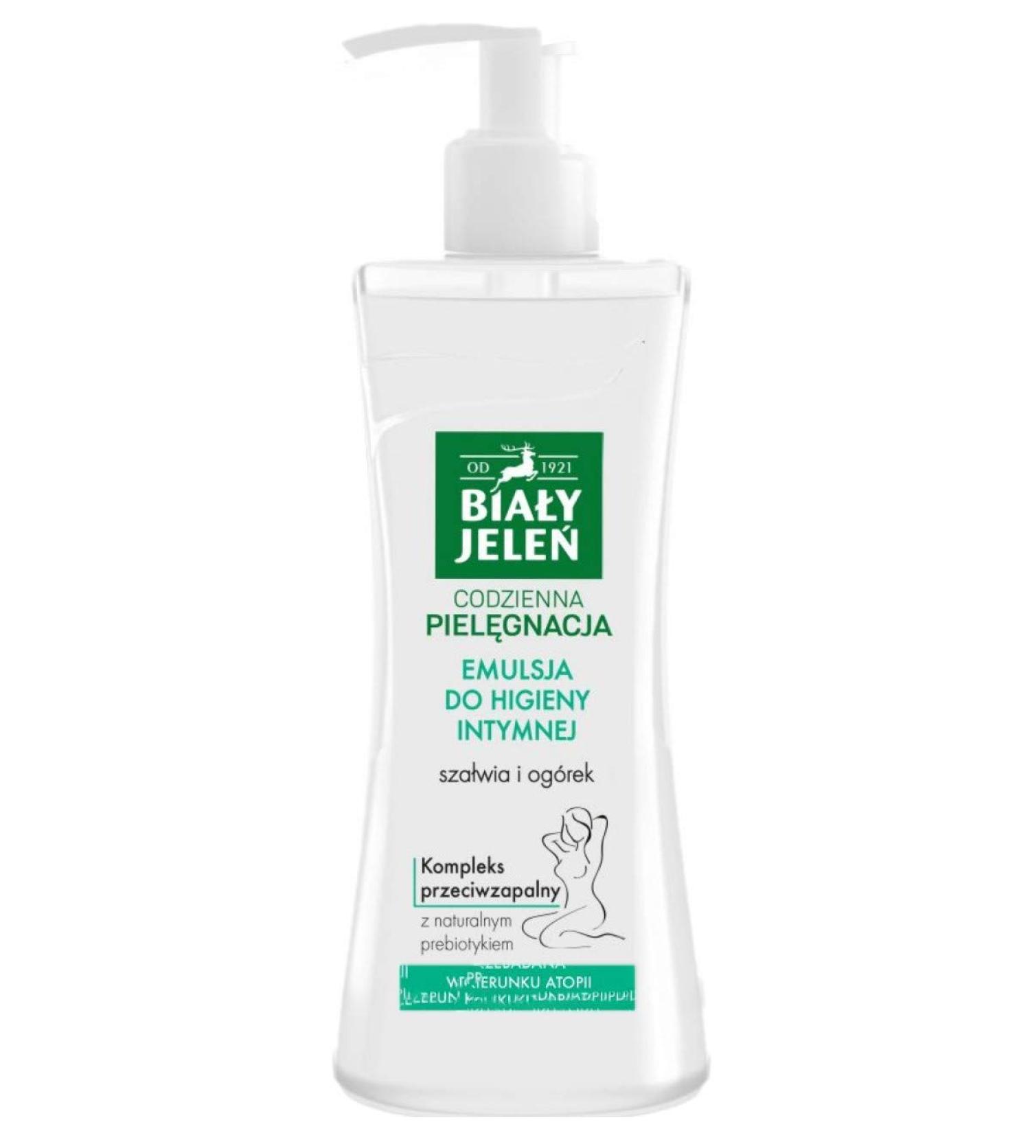 Emulsion for intimate hygiene sage and cucumber WEISSER Hirsch 265ml