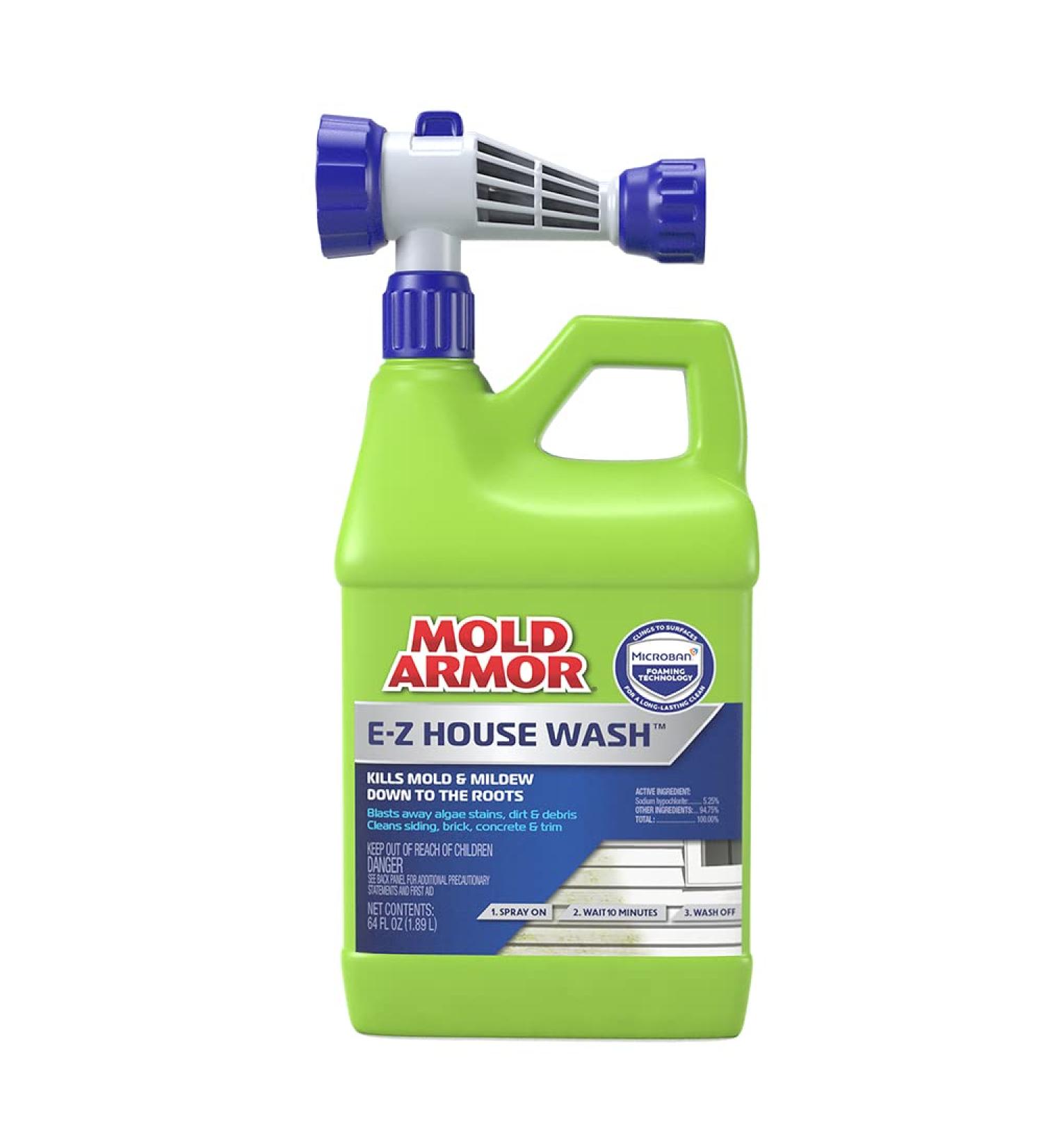 MOLD ARMOR 64 oz. E-Z House Wash for Brick, Concrete, Trim & Siding | Cleaner - Buy Online on GoSupps.com