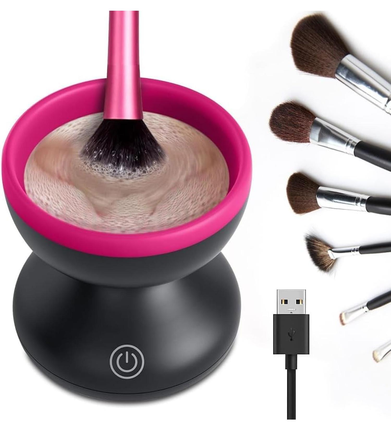 USB Makeup Brush Cleaner - Fast & Easy Makeup Brush Cleaning | Compact Black Design - Buy Online on GoSupps.com