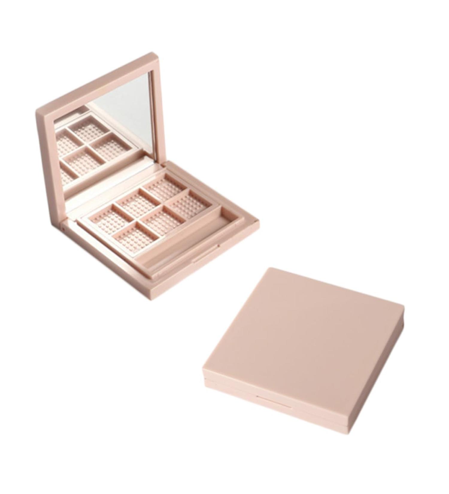 VINTORKY 2pcs Empty Eyeshadow Palette Blush Palette Empty Eyeshadow Dish Empty Compact Eyeshadow Pink 1 count (Pack of 1) Pink - Buy Online on GoSupps.com