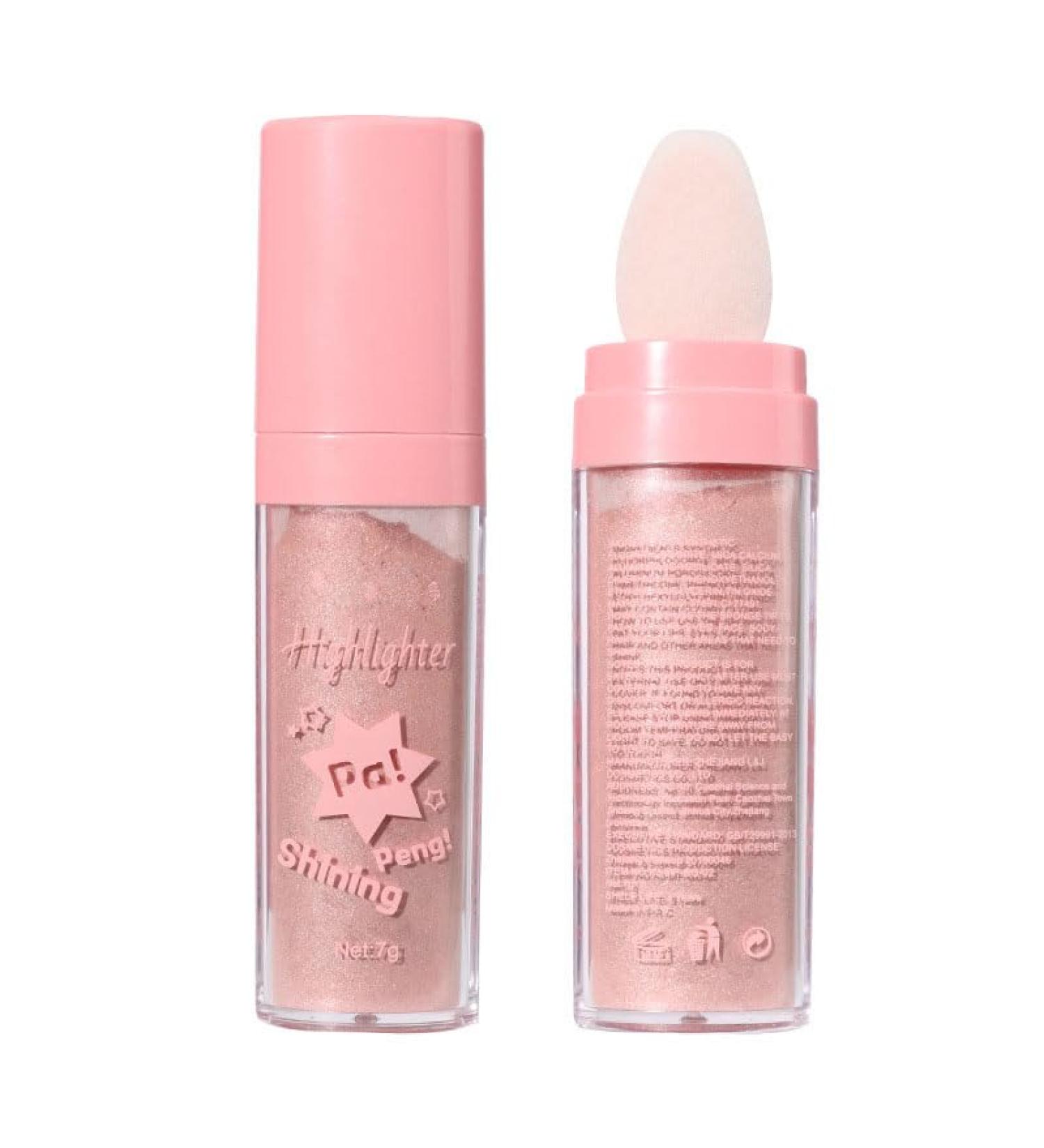 Highlighting and Finishing - Fairy Highlighter Natural Stereo Contour Collarbone Patting Powder Highlighting Makeup (02) - Buy Online on GoSupps.com