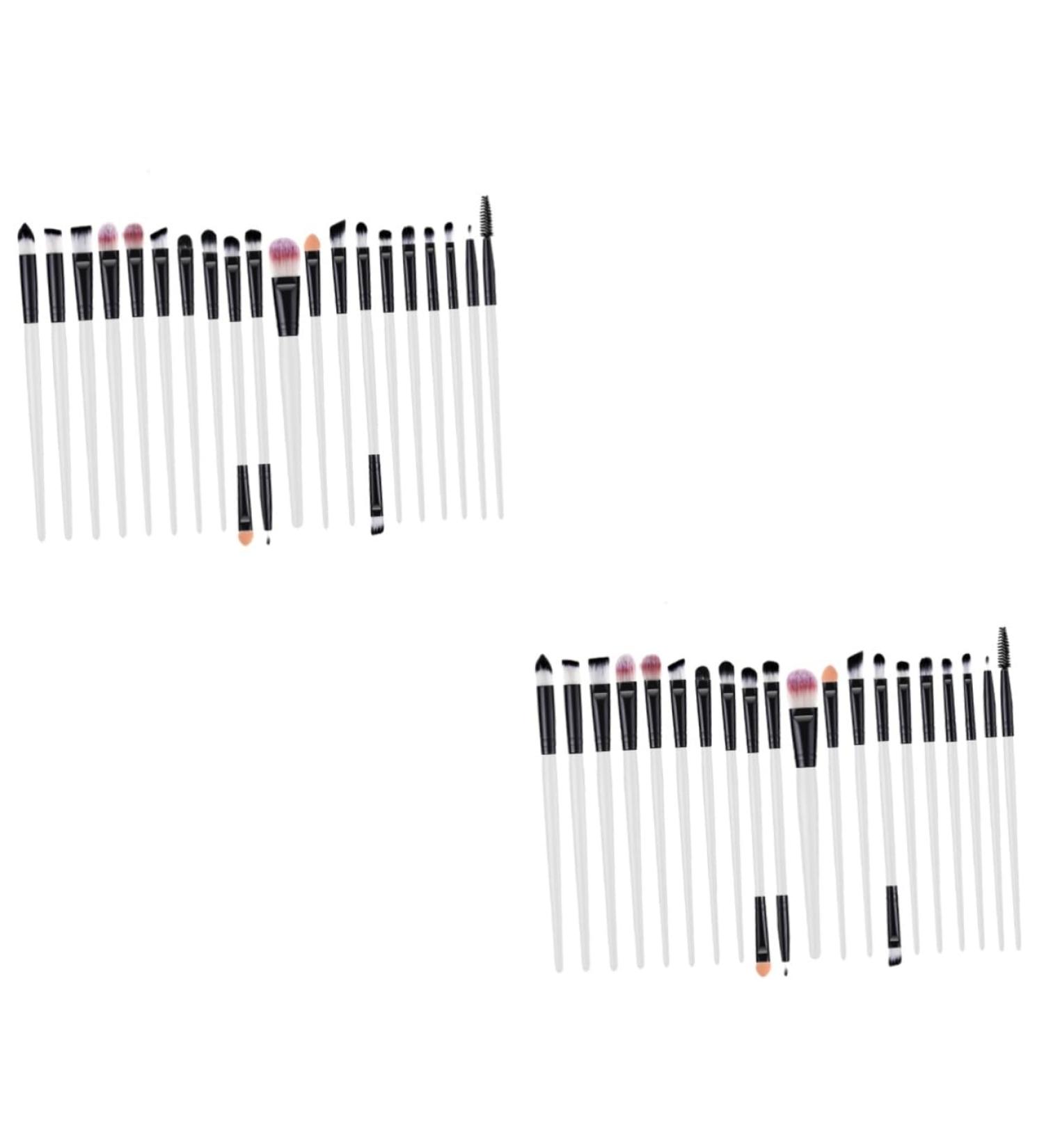 Baluue 40 Pcs Eye Makeup Eye Liner Brush Spoolie Brush for Eyelashes Makeup Brush Eye Shadow Brush - Buy Online on GoSupps.com
