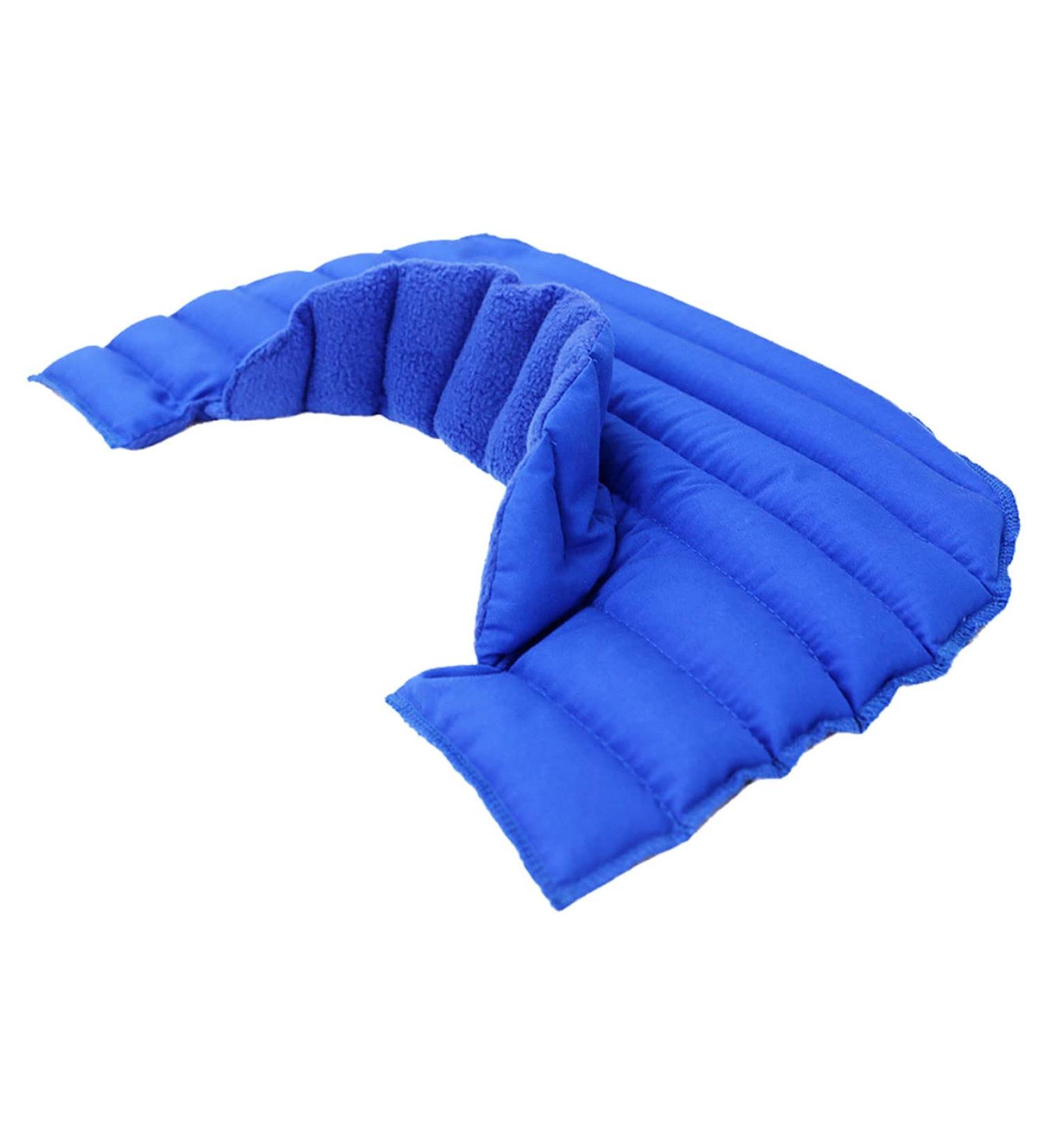 Heating Pad Microwavable Neck and Shoulder Wrap - Portable Relaxation for Neck and Shoulders - Large, Blue - 1 Pack - Buy Online on GoSupps.com