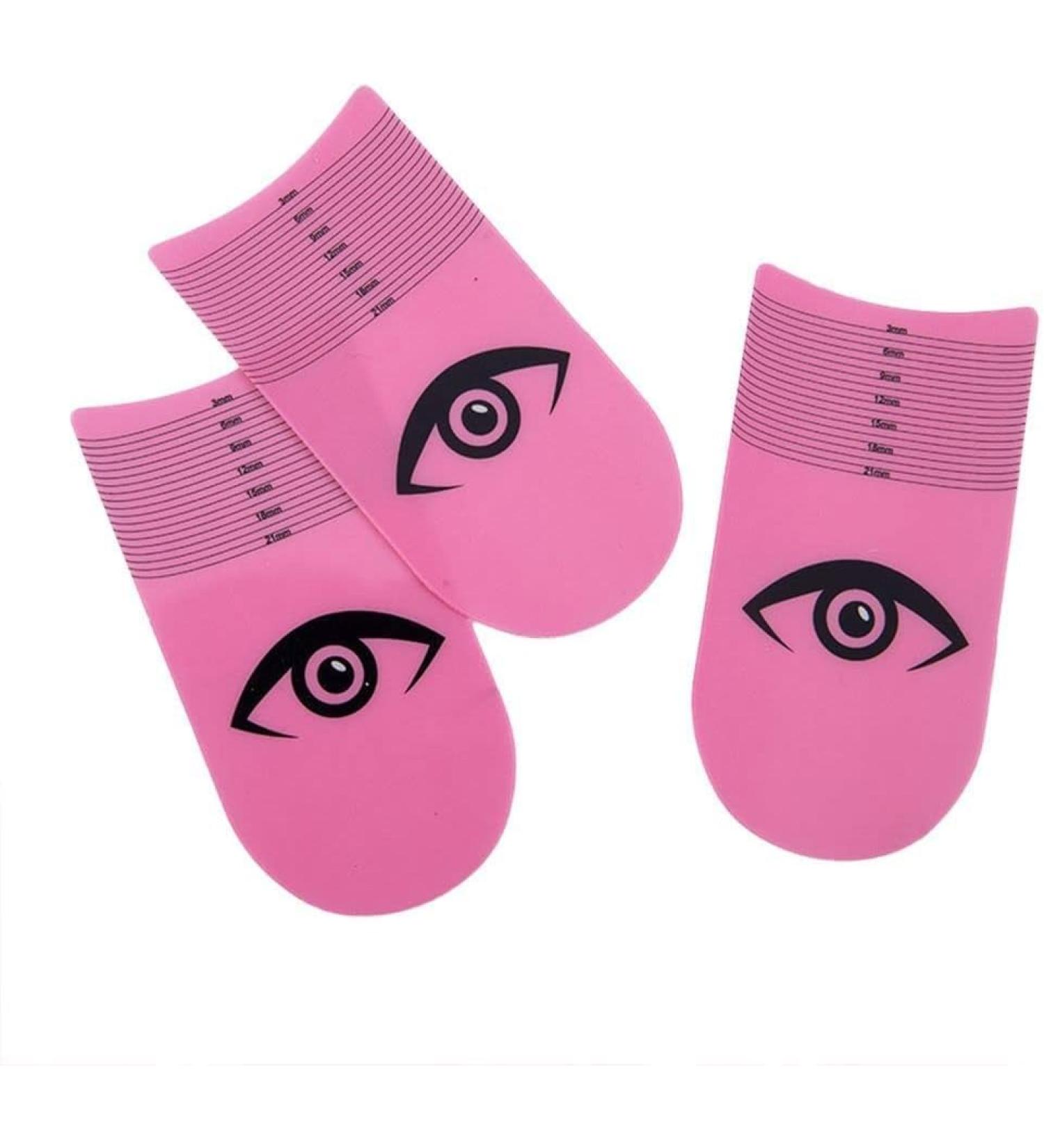 3Pcs Pink Eyelash Ruler Eyelash Stencils Ruler for Measure Eyelashes Length Curling Degree Ruler Eyebrow Lash Measuring Tool Beauty Tools Eyes Makeup Brushes and Tools Eyes - Buy Online on GoSupps.com