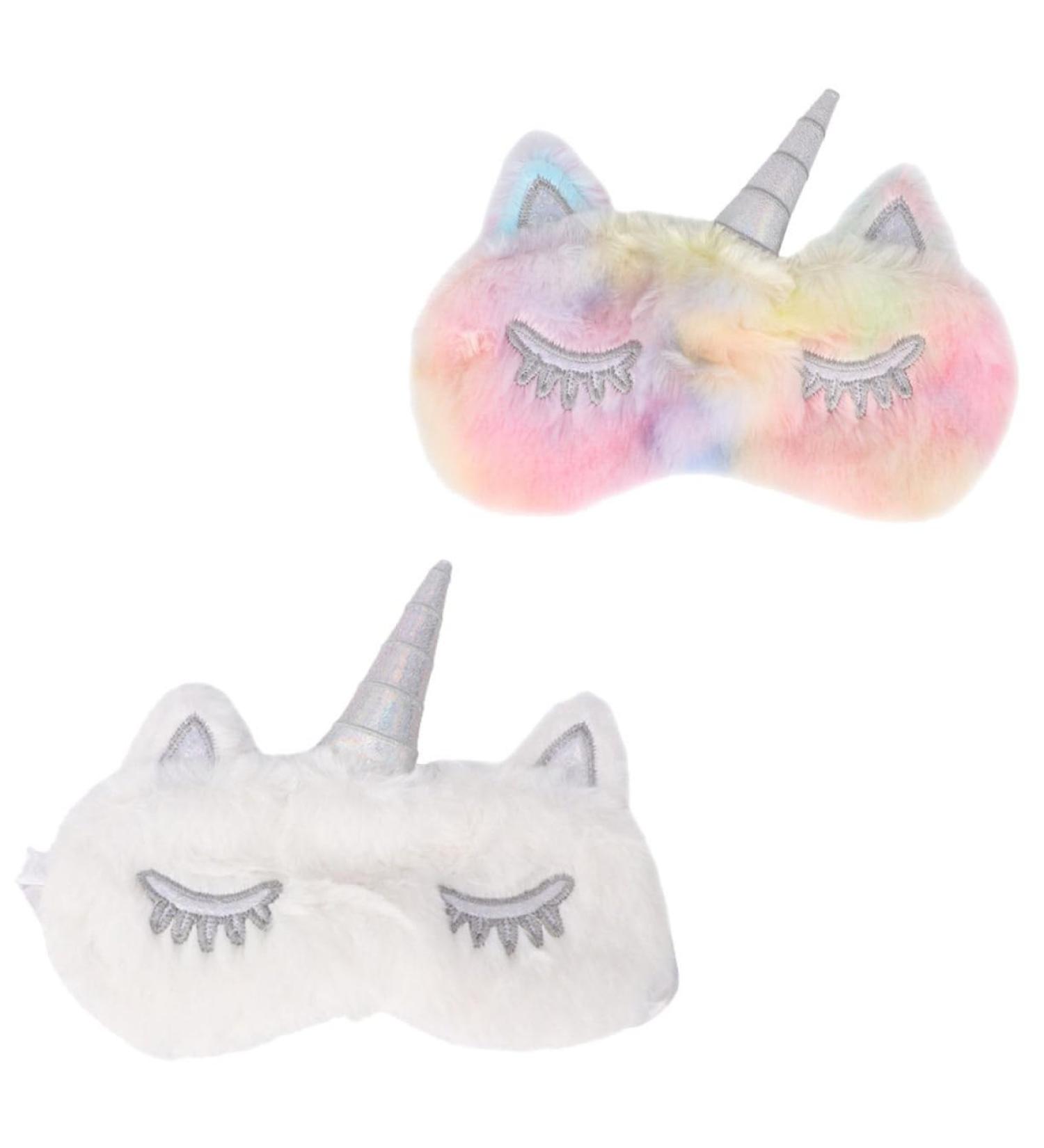 Didiseaon Unicorn Eye Patch Set - 2pcs Plush Sleep Masks & Swim Blindfolds | Stress Relief Travel Eye Covers - Buy Online on GoSupps.com