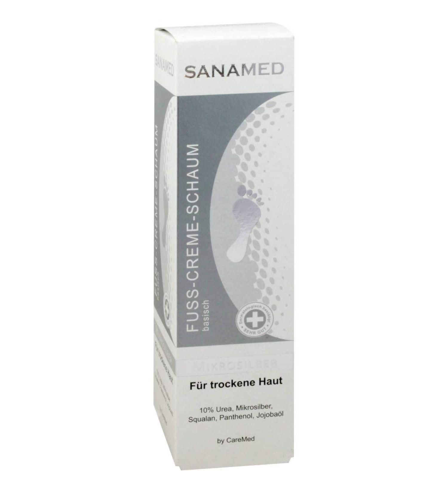 MICROSILVER SanaMed Foot Cream Foam 150 ml