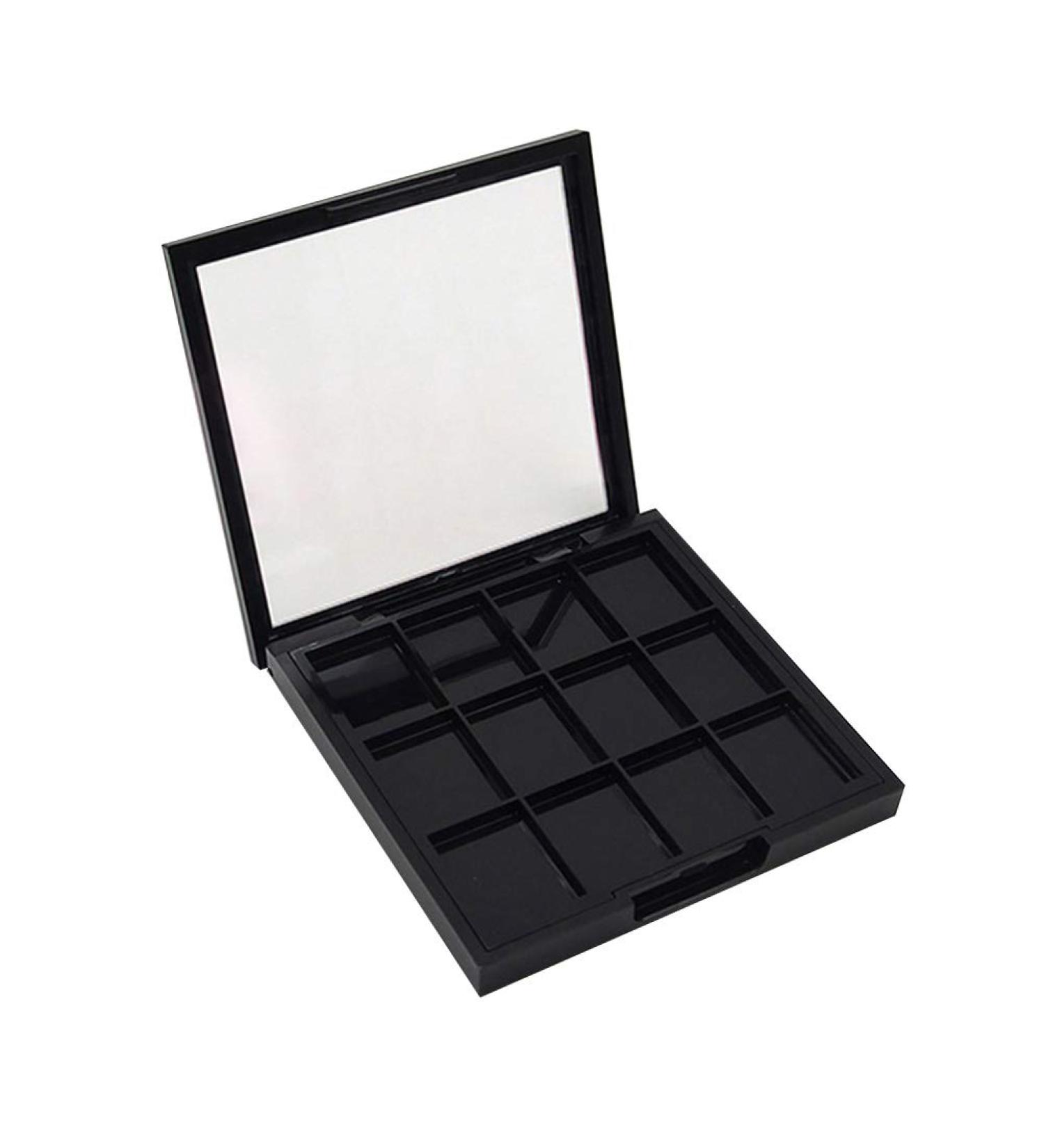 1PC 12 Grids Empty Eyeshadow Dish DIY Eyeshadow Eye Makeup Storage Box for Women Girls Beginners - Buy Online on GoSupps.com