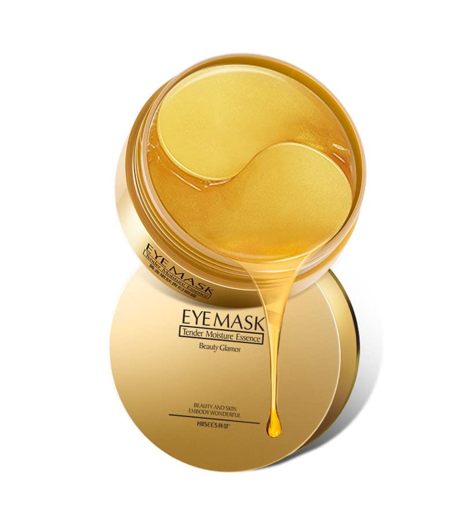 RABIOTA 24K Gold Under Eye Mask 30 Pairs - Collagen Eye Patches for Firming, Moisturizing, and Dark Circles - Yellow Eye Gel Pads - Buy Online on GoSupps.com