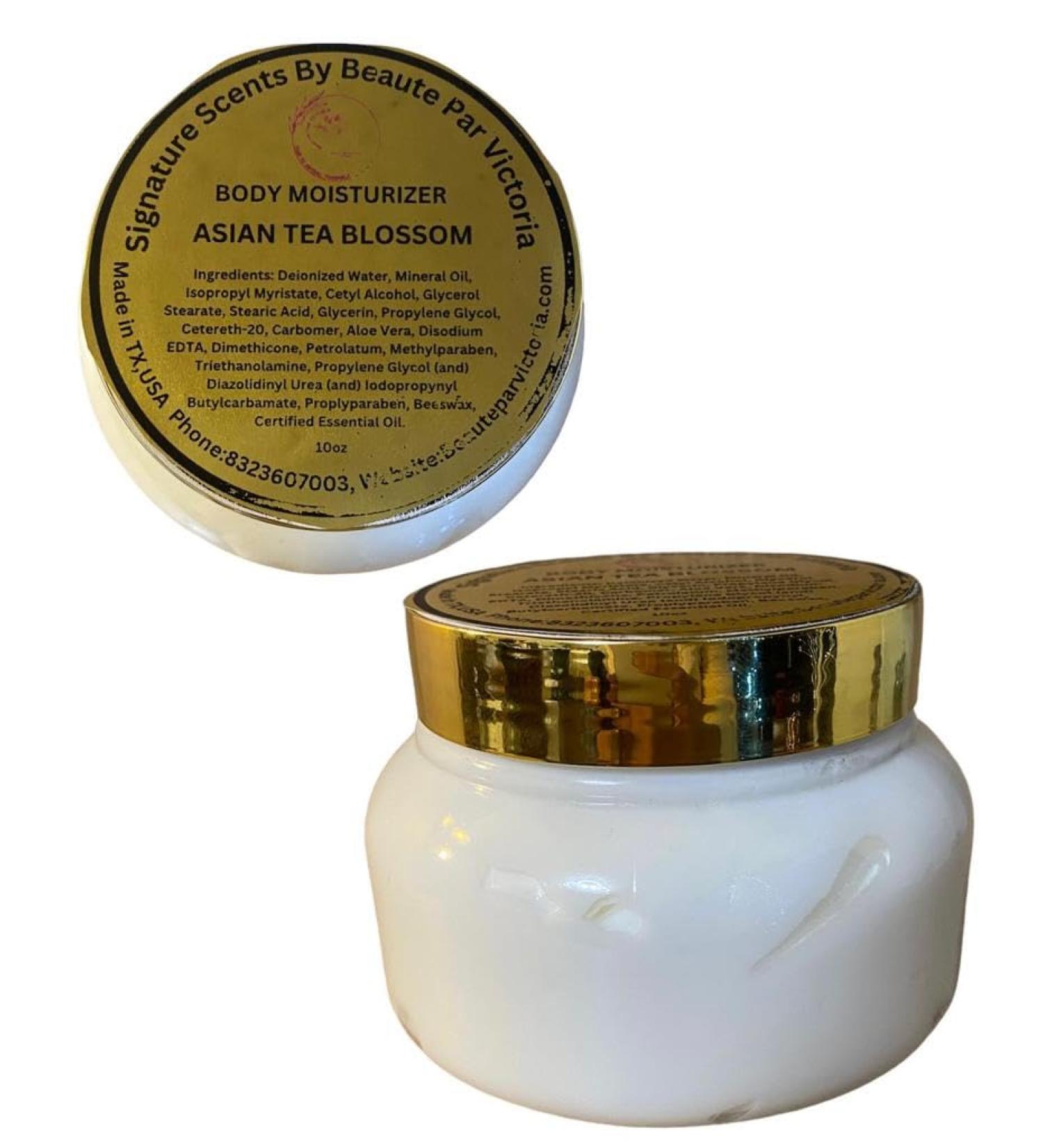 Signature Scents by Beaute Par Victoria Body Moisturizers/Butters (Asian Tea Blossom) 10 Ounce (Pack of 1)