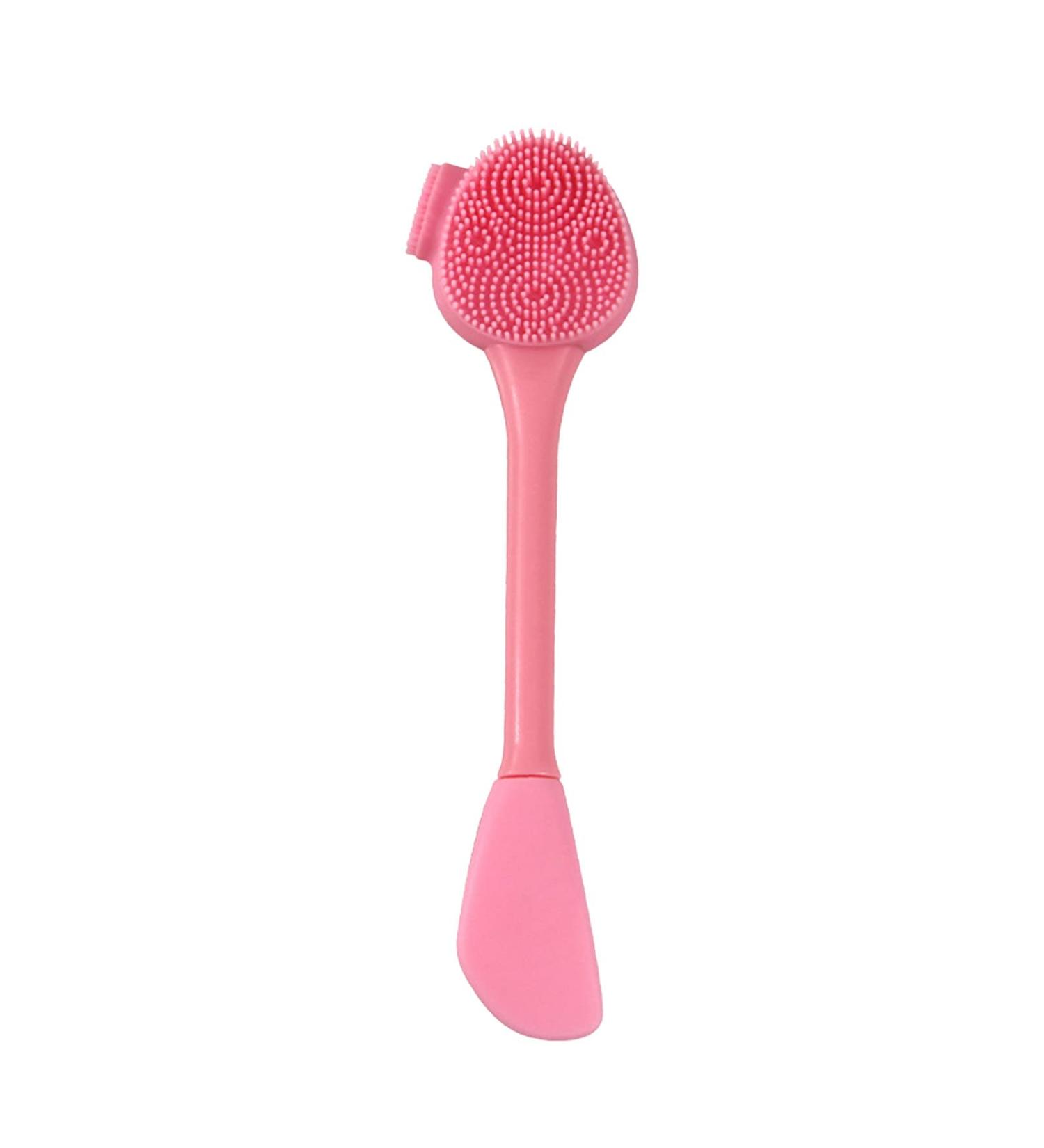 Facial Care Mud Silicone Brush Double-Head Soft Skin Instrument Cleansing Beauty Tools Zit (K One Size) One Size K