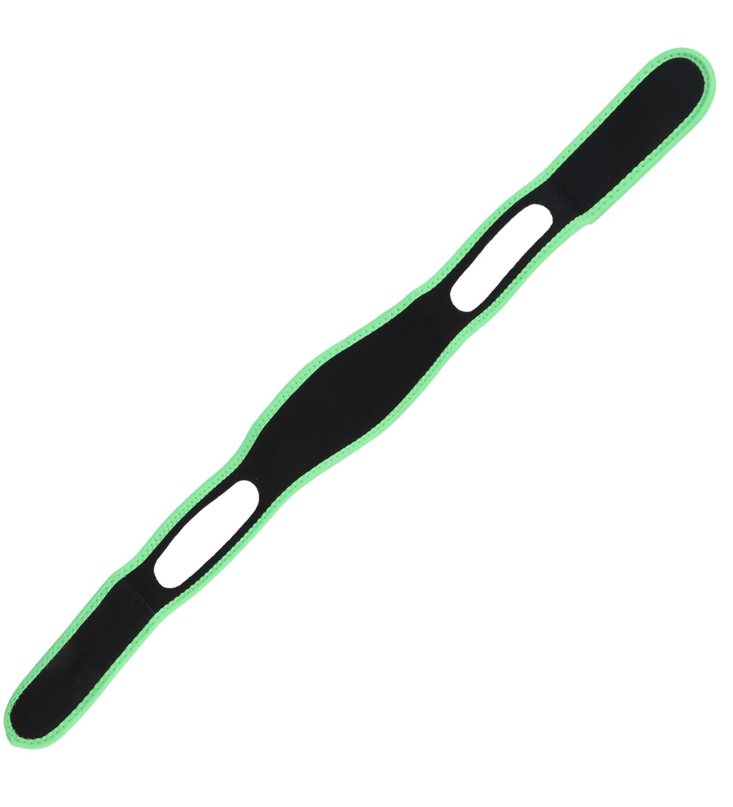 Stop Snoring Chin Strap - Adjustable Elastic Soft Chin Strap for Sleep Aid (Fluorescent Green Edging) - Buy Online on GoSupps.com