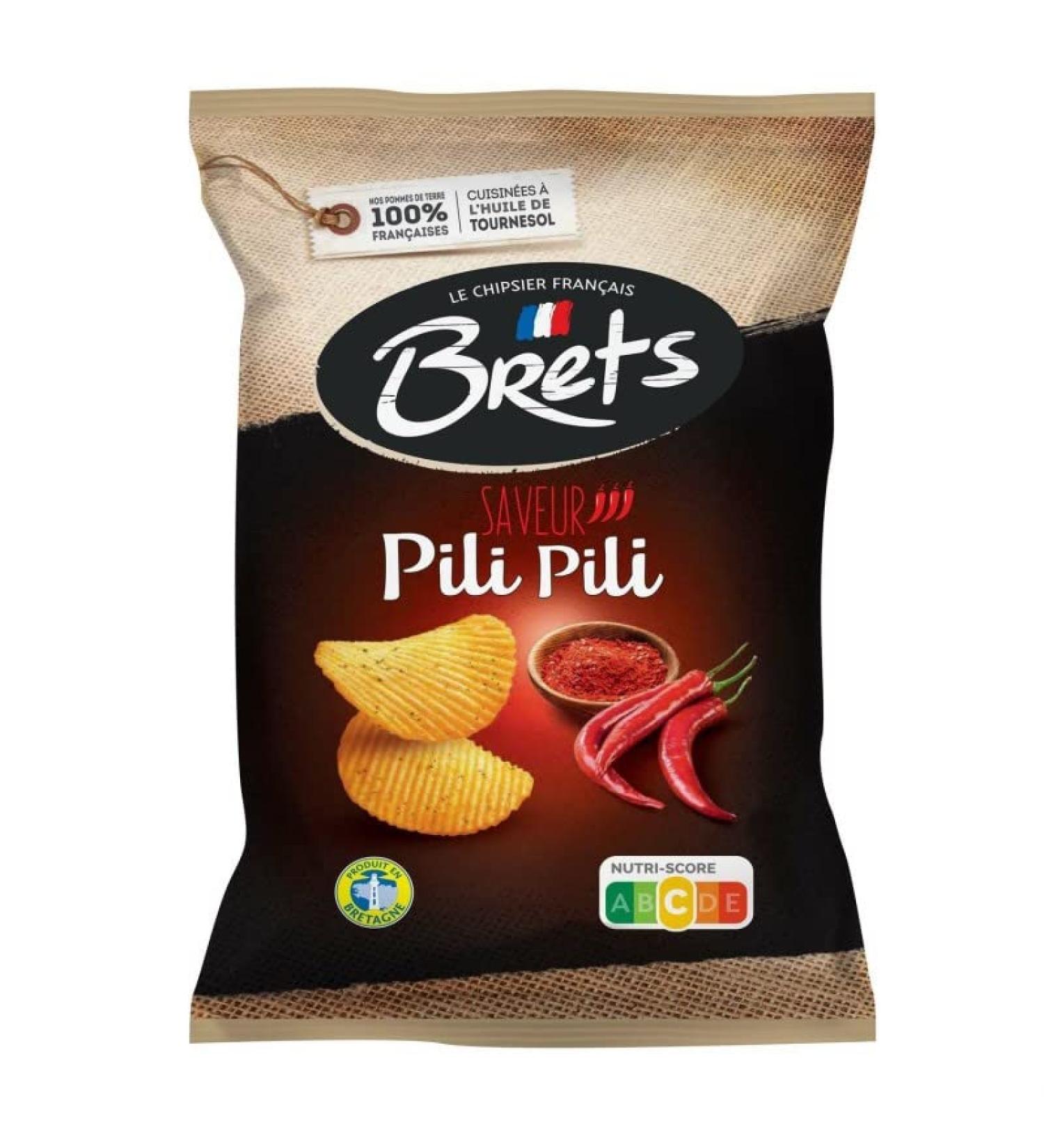 BRET'S WAVY FLAVOURED CHIPS PILI PILI FLAVOUR 125G - BRET'S - PACK OF 5 - Special Offer - Buy Online on GoSupps.com