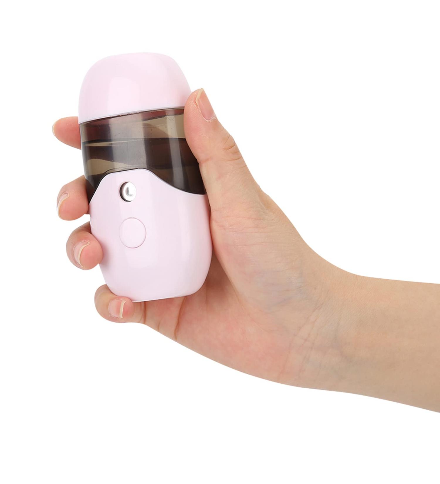Nano Sprayer Portable Handheld Moisture Sprayer for Face 50ml (Pink) - Buy Online on GoSupps.com