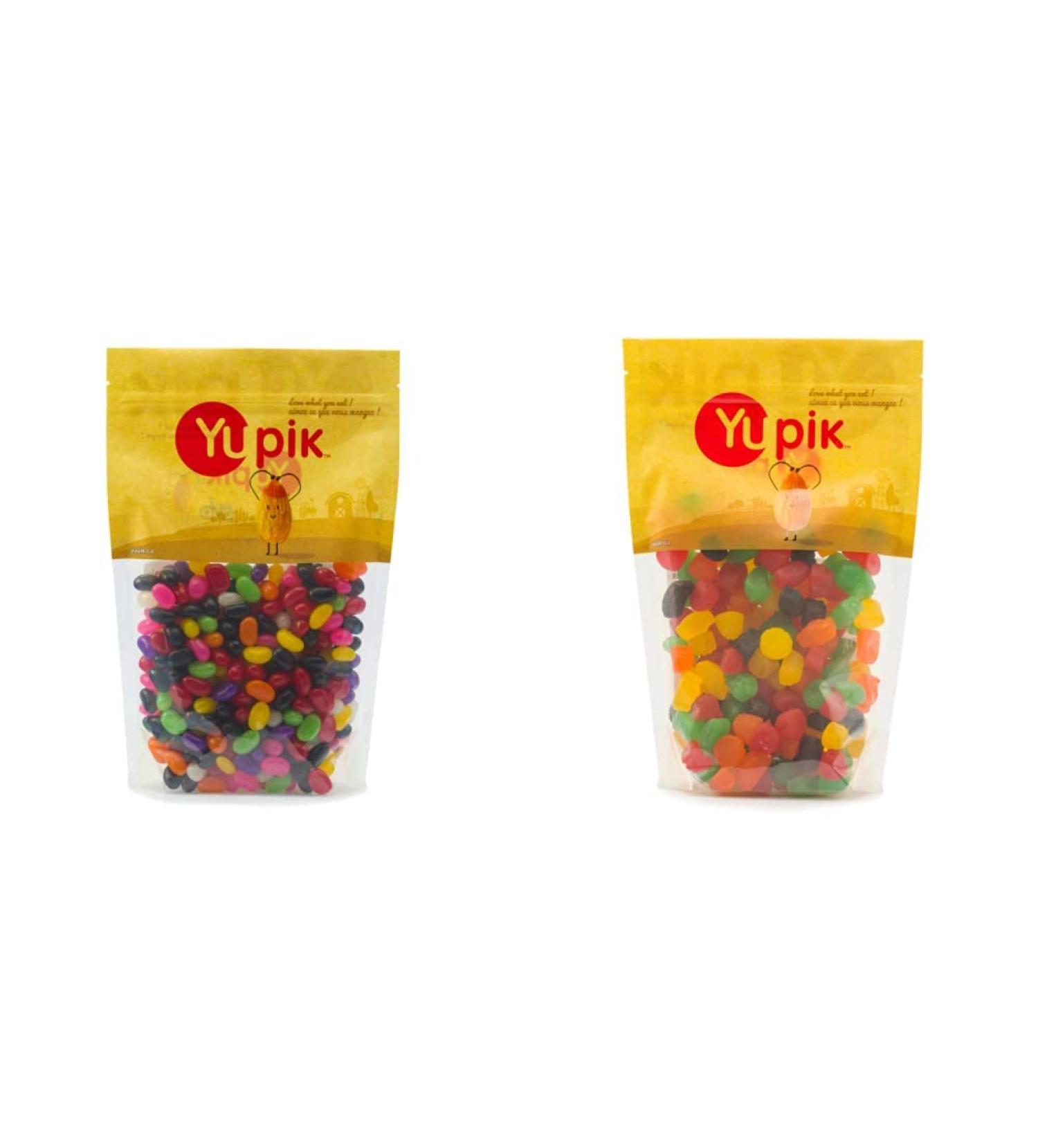 Yupik Candy Jelly Beans Classic Candy 1Kg & Candy Super Jujubes 1Kg Candy Jelly Beans + Candy Super Jujubes 1 kg (Pack of 1) - Buy Online on GoSupps.com