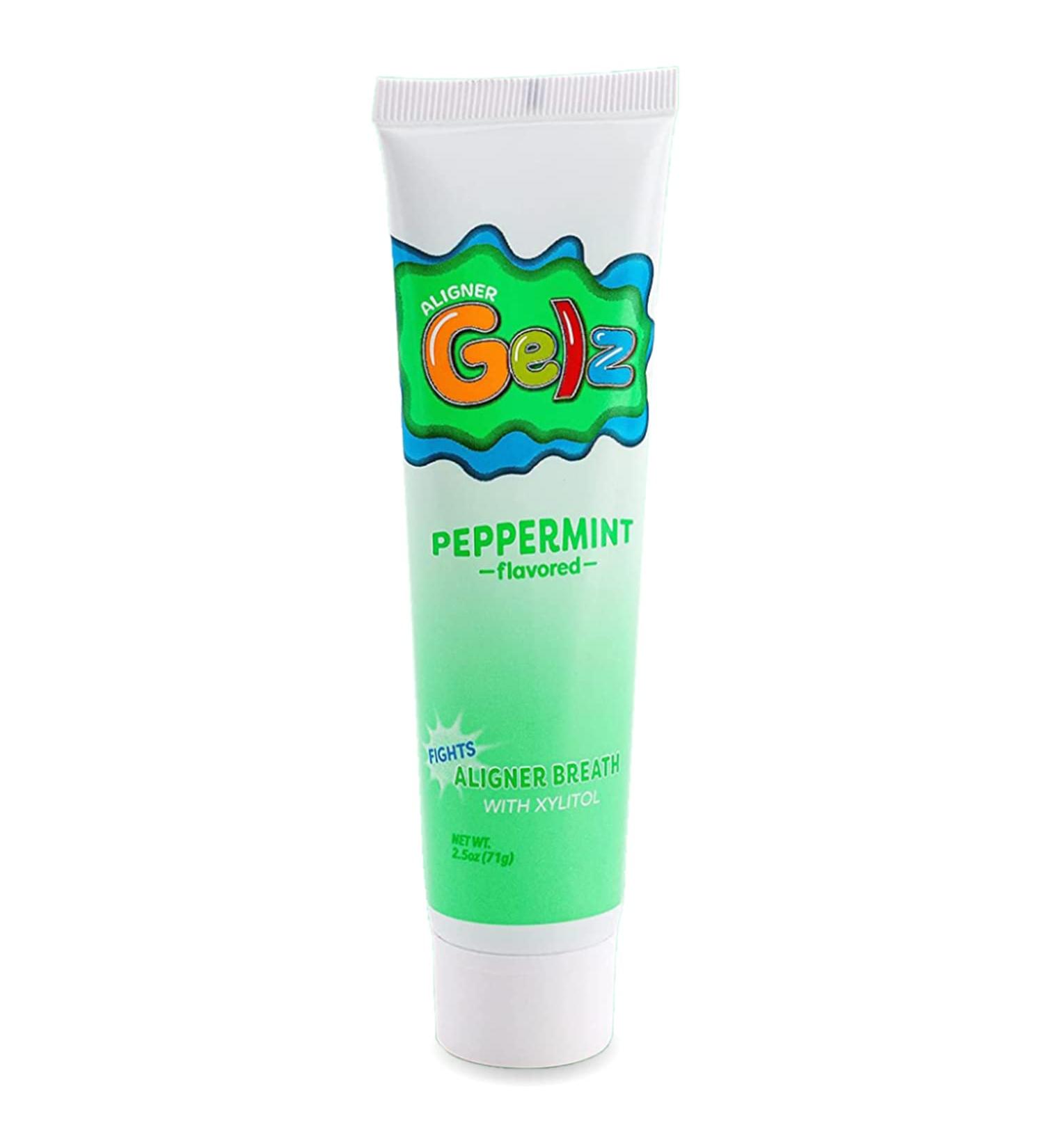 Smile Defend Aligner Gelz Freshens Breath All Day - Peppermint 2.5 oz | For Clear Retainers & Aligners - Buy Online on GoSupps.com