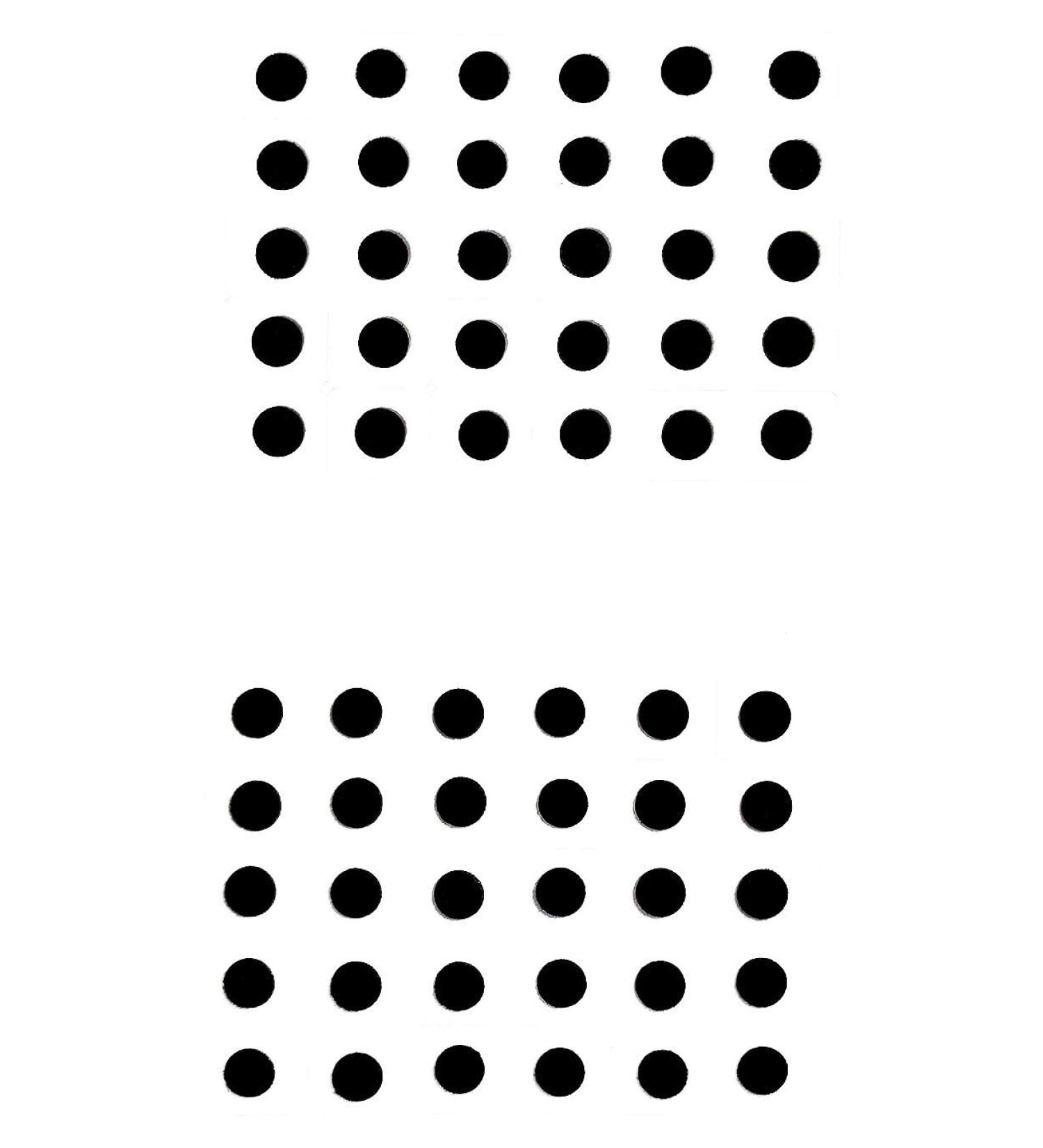 Matching Plaza Black Round Bindis for Women