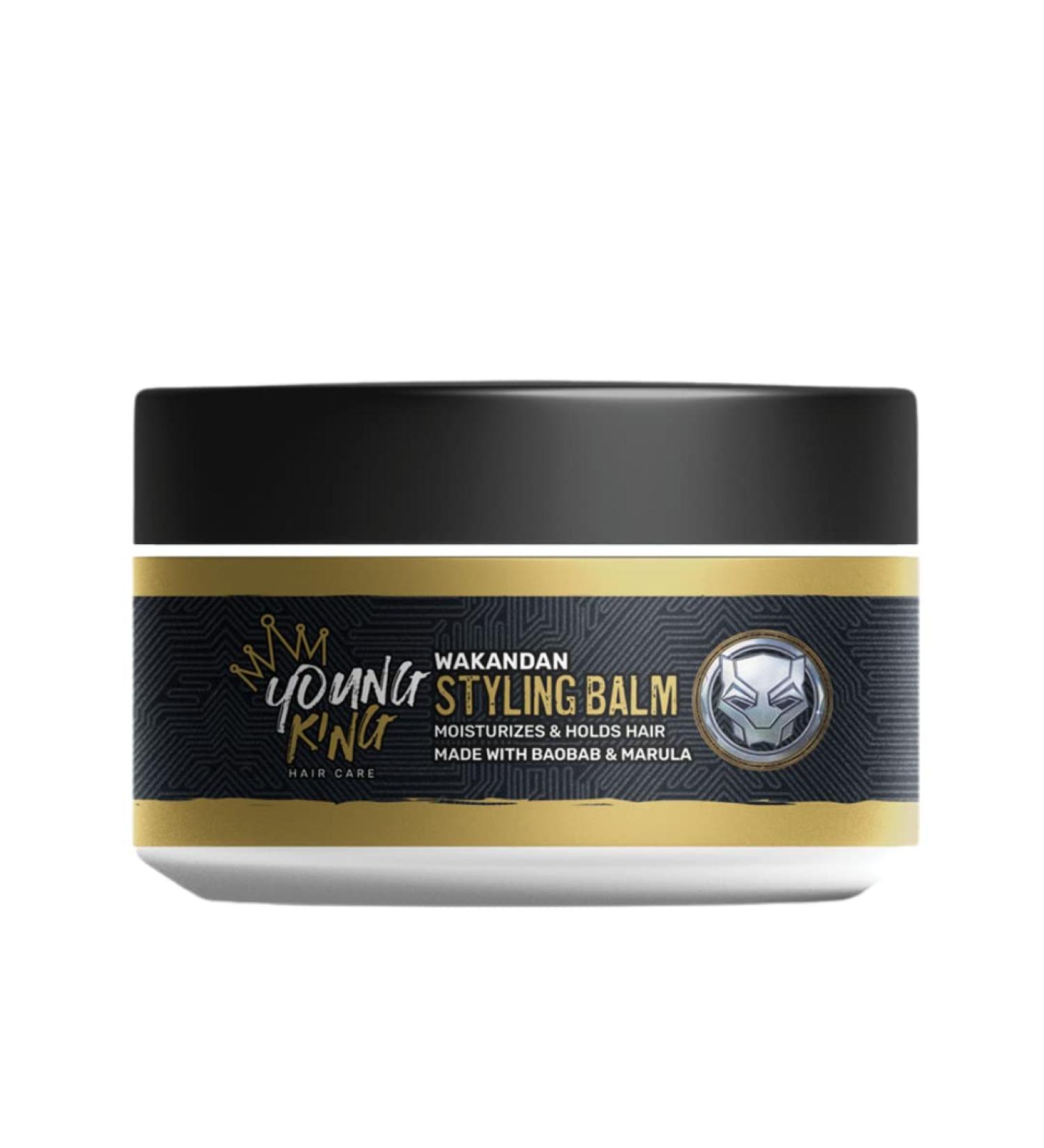 YOUNG KING HAIR CARE Black Panther Wakandan Styling Balm 4 Oz - Wakanda Forever - Buy Online on GoSupps.com