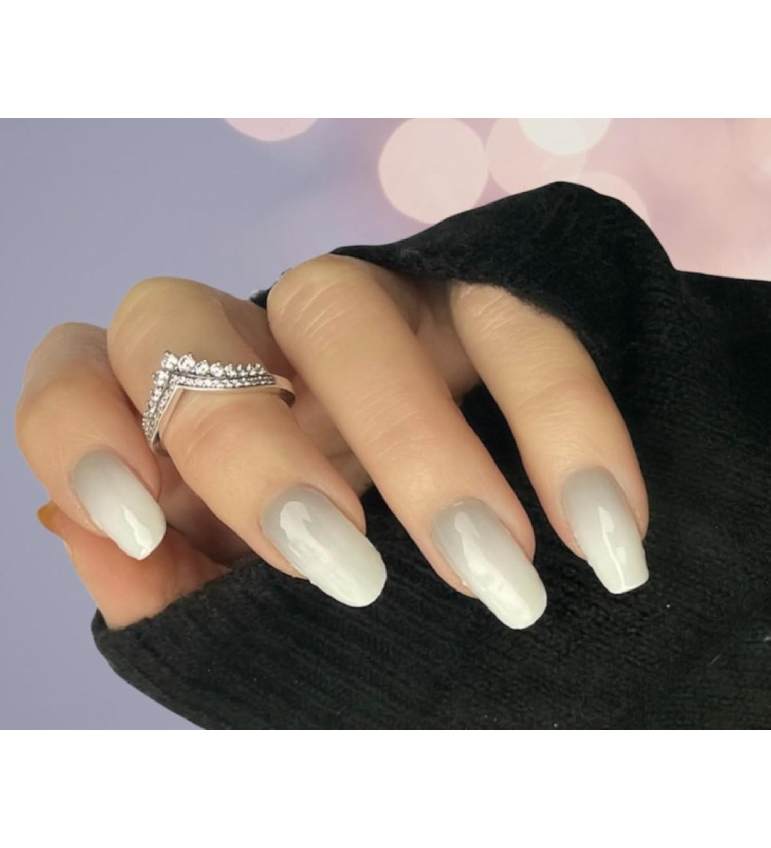 Zaubern gel4Home nail foils 16 pieces nail wraps (Silver Baby)