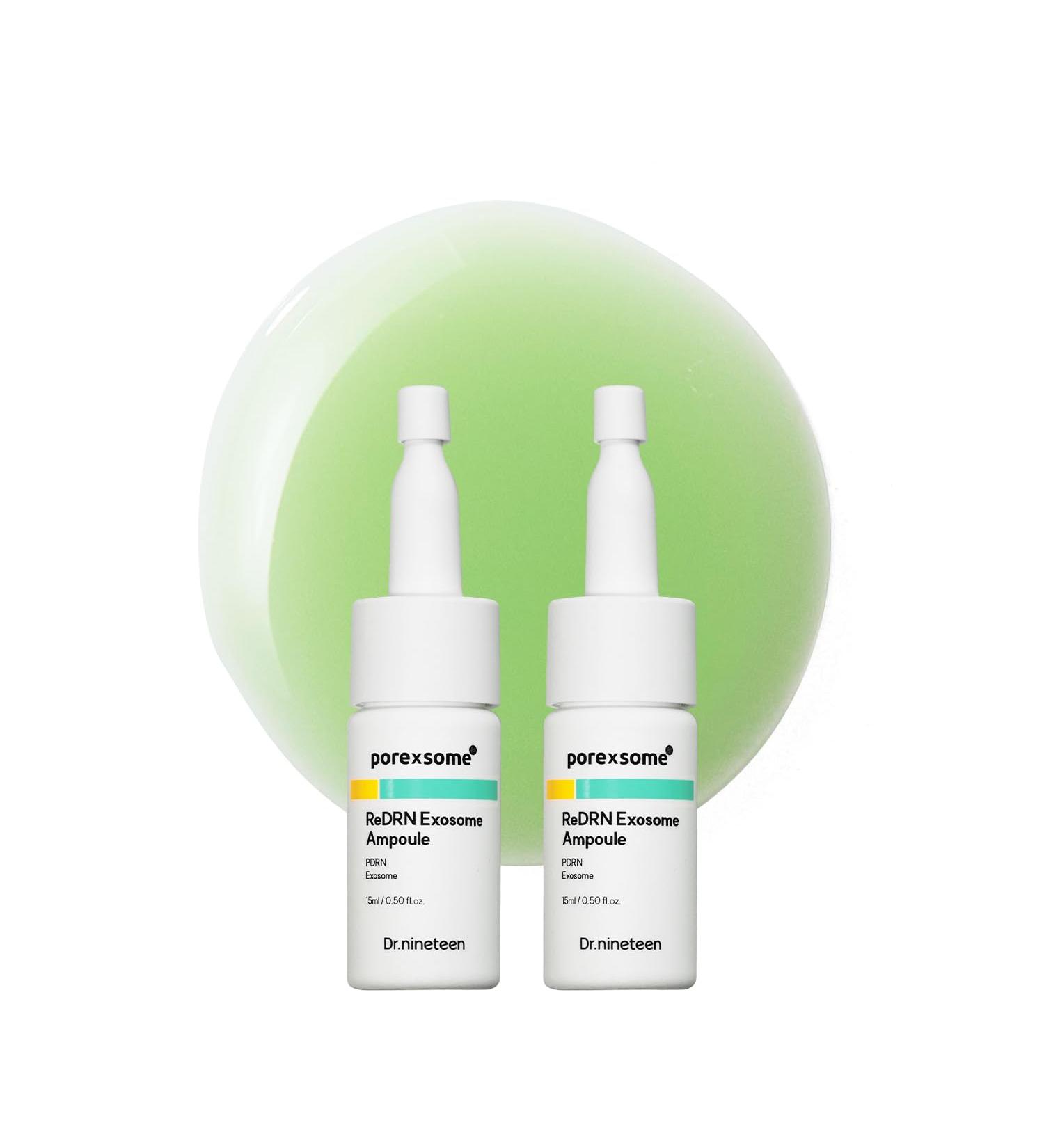 Dr.nineteen ReDRN Exosome Ampoule Biome PDRN 750 000ppm + Retinol + Exosome Face Serum for Pore Tightening & Firming Korean Skin Care (0.50 fl.oz. X 2EA) - Buy Online on GoSupps.com
