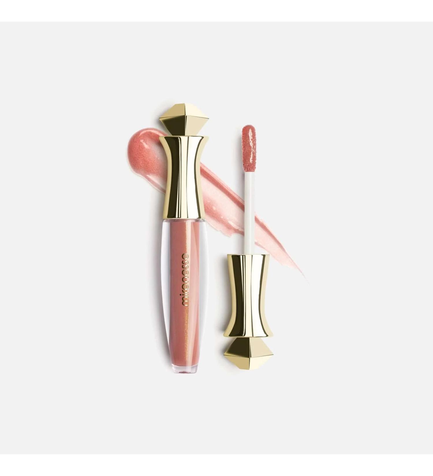 Mirenesse Velvet Lip Gloss Plumper - 3 in 1 Vegan Formula with Vitamin C & E | Toxin Free Vinyl Shine - 73 Romance | International Shipping Available - Buy Online on GoSupps.com