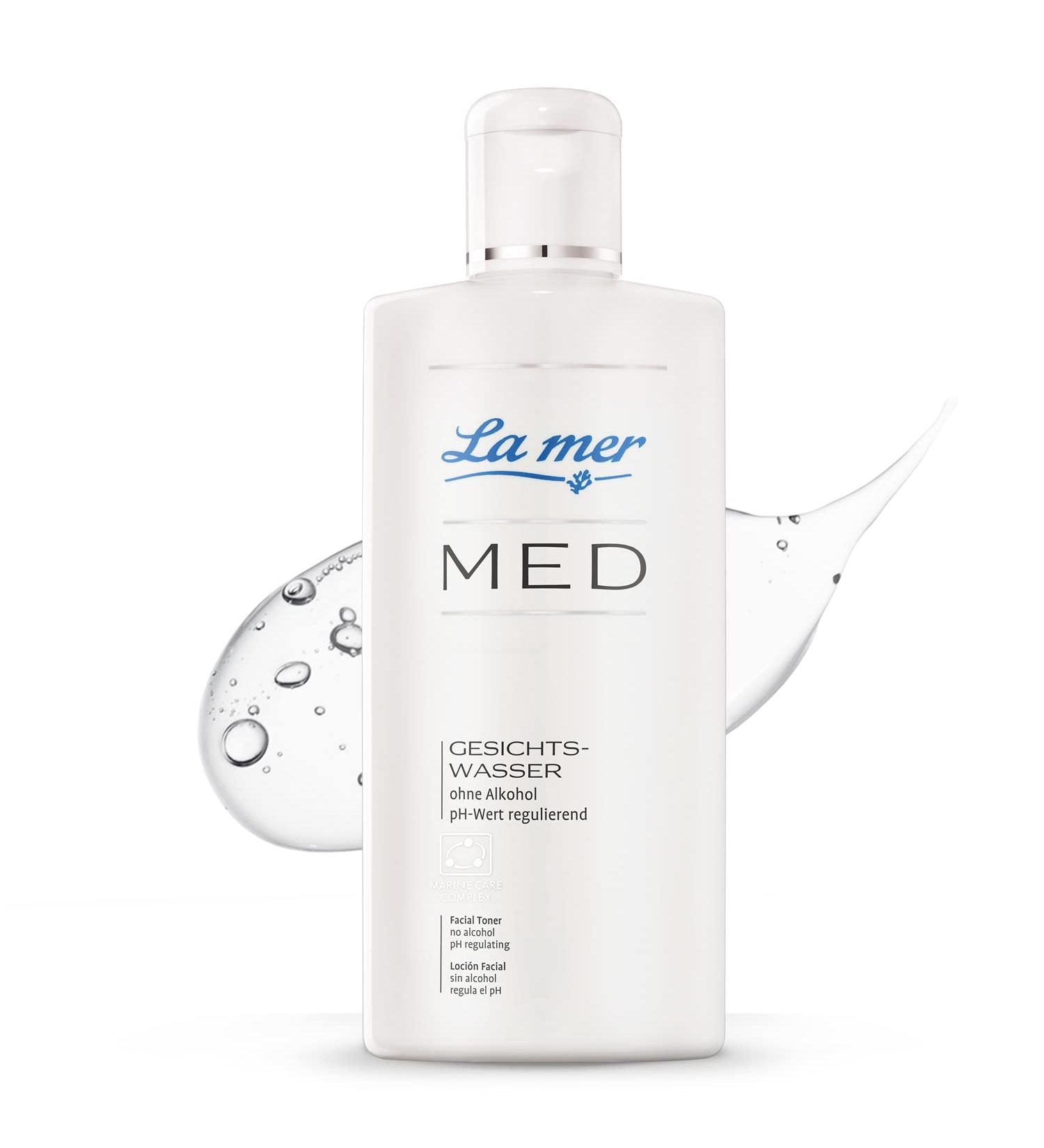 La mer Cosmetics AG La mer MED Facial Water Mild skinfriendly facial water for sensitive and dry skin Gently removes residual residue Cleansing and care Does not contain alcohol 200 ml - Buy Online on GoSupps.com