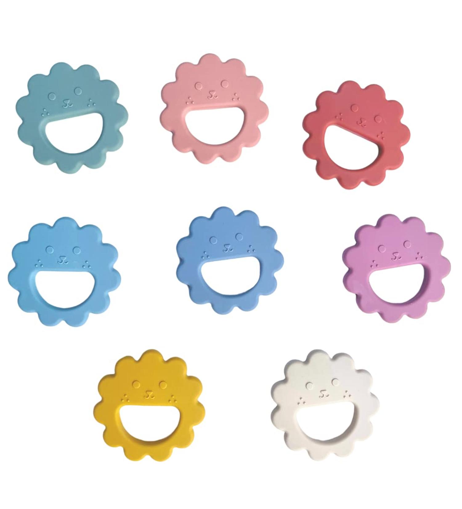 Baby Lion Teether Toy for 0-6 Months & 6-12 Months | Teething Newborn to Toddler | Soothes Gums, Easy to Hold & Clean - Montessori Organic Design - Buy Online on GoSupps.com