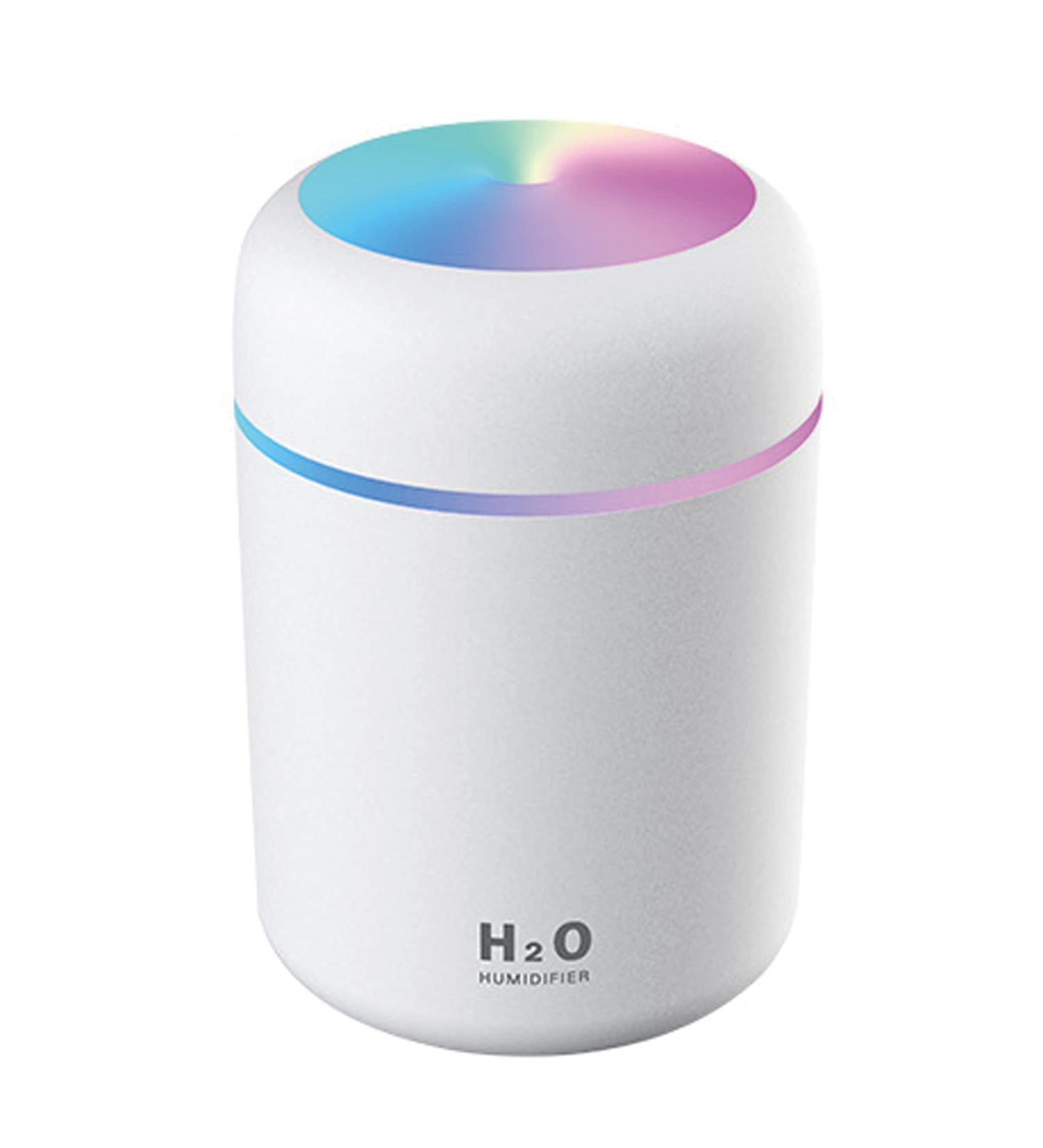 Portable Mini Humidifiers Colorful Cool Mini Cute Humidifier Essential Oil Diffuser Aroma Essential Oil USB Cool Mist Humidifier 2 Adjustable Mist Modes Super Quiet for Car Office Bedroom(White) - Buy Online on GoSupps.com