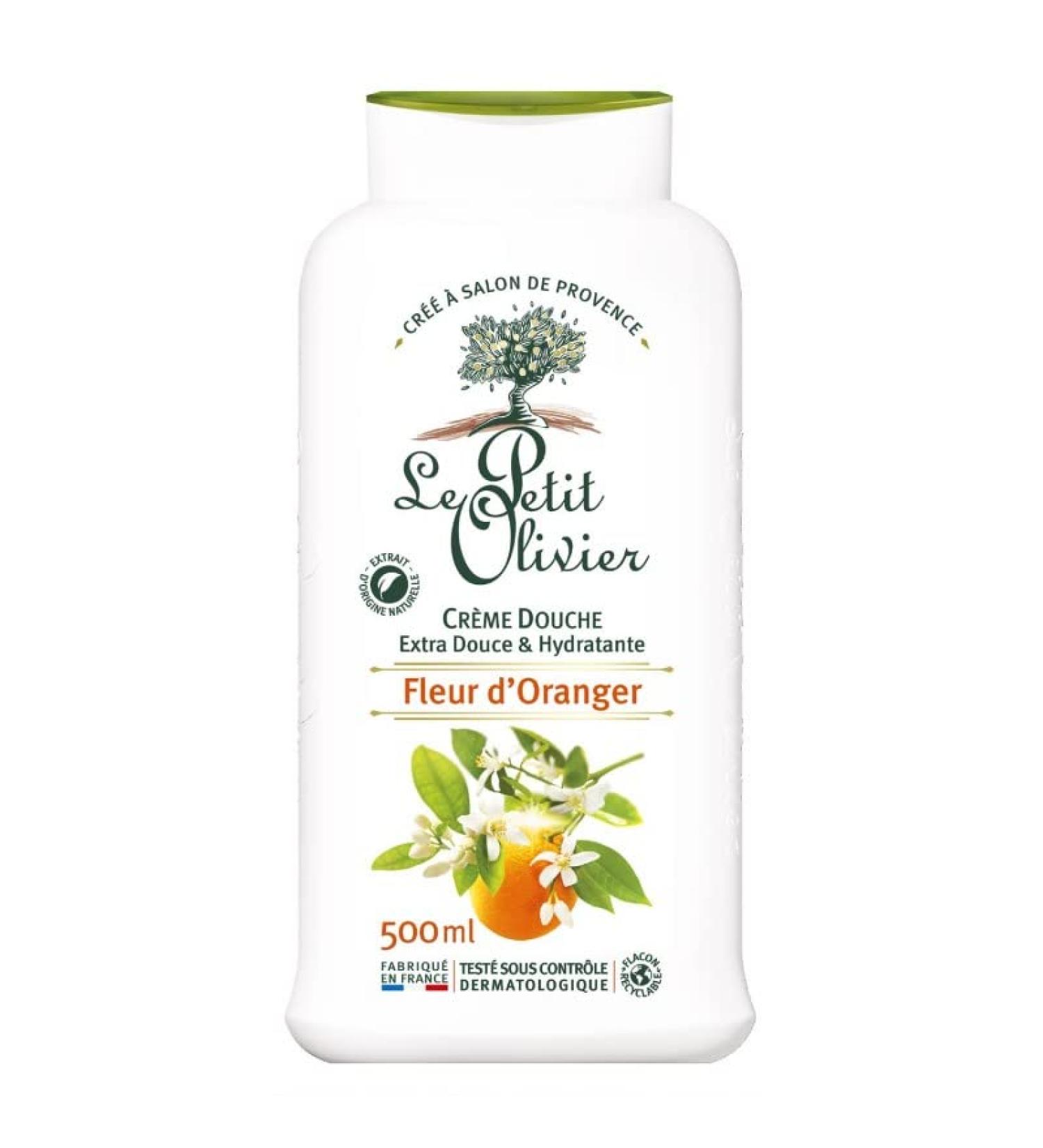 Le Petit Olivier LE PETIT OLIVIER - Orange Blossom Shower Gel 500ml - Pack of 4 - Free Delivery