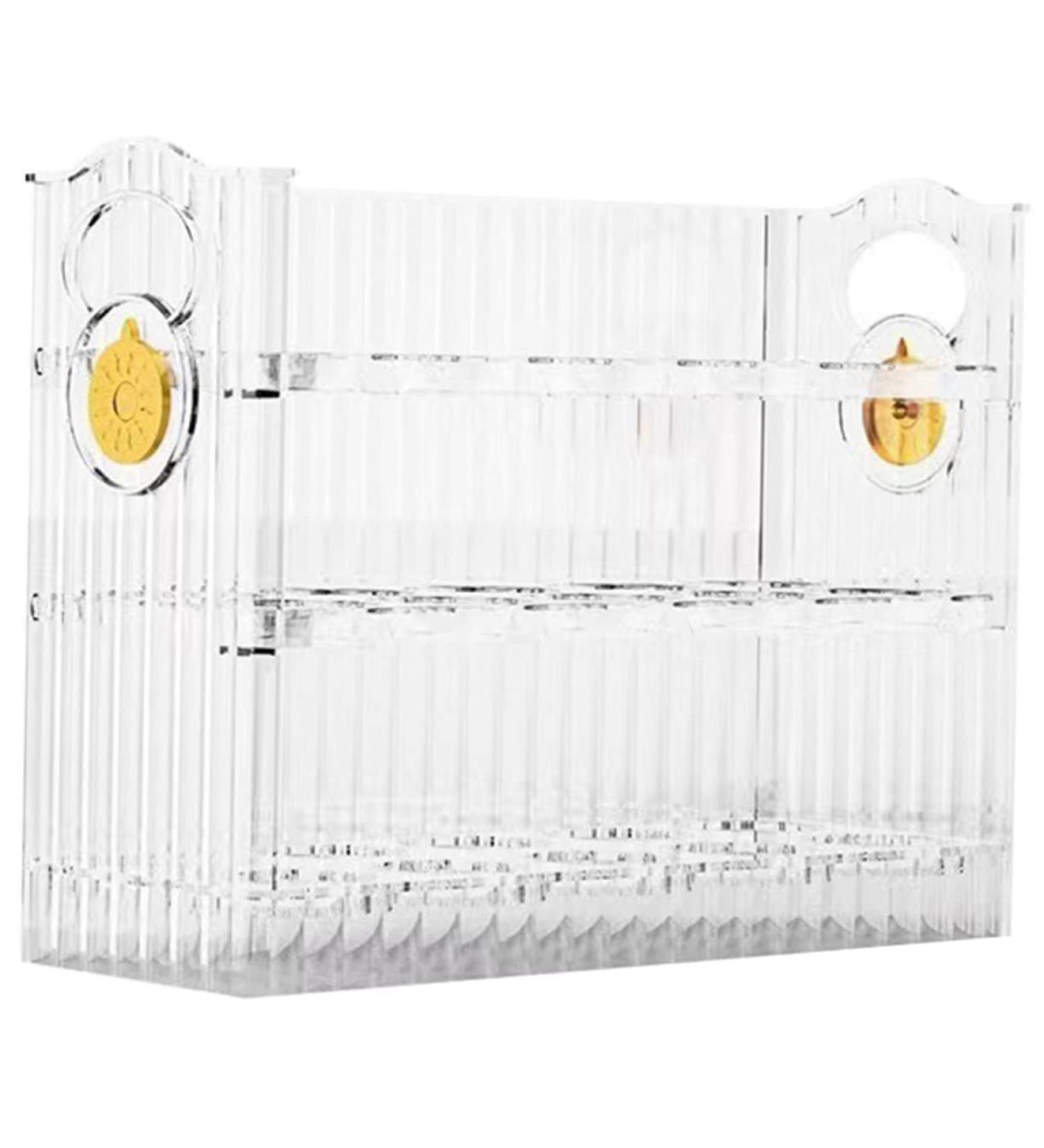 KOMBIUDA Refrigerator Egg Rack Egg Storage Box Plastic Serving Tray Vanity Organizers and Storage Egg Container for Refrigerator Transparent 26X20X10CM - Buy Online on GoSupps.com