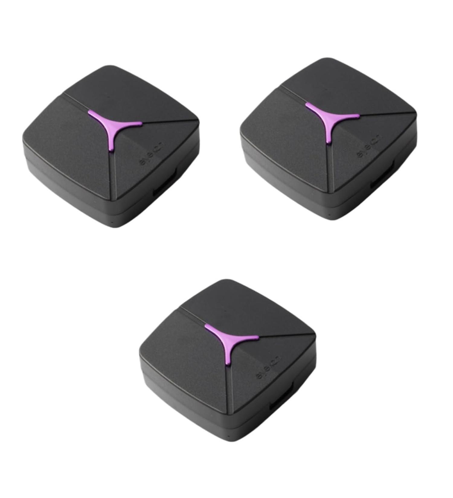 Shop Healeved Travel Cases - 3 Sets Mini Contact Lens Holders & Colored Lens Storage Box for Ideal Travel Organization - Buy Online on GoSupps.com