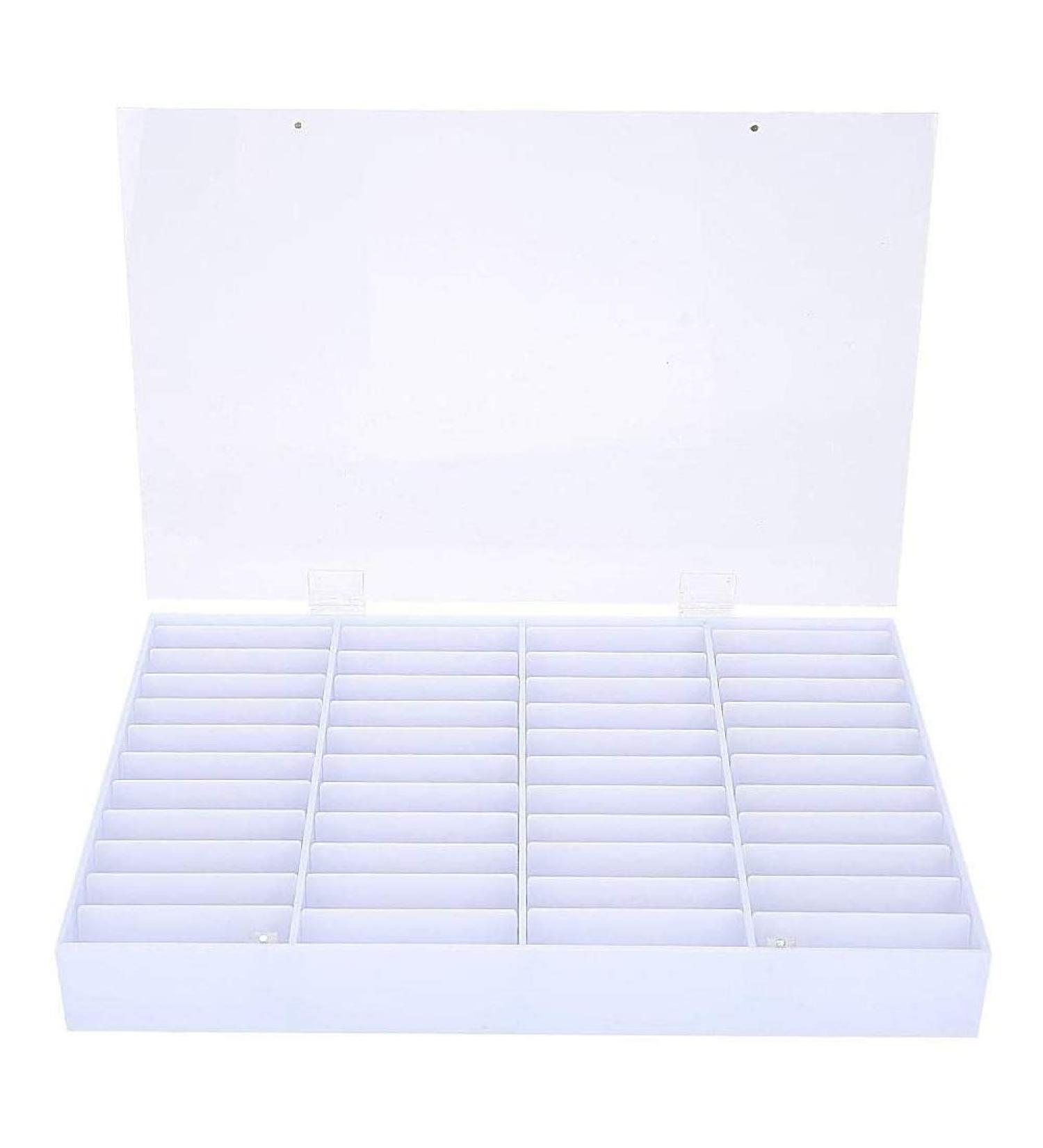 Nail Tips Storage Box - Empty Transparent Container for Nail Art & Decoration | Ideal for Salon Display - Buy Online on GoSupps.com